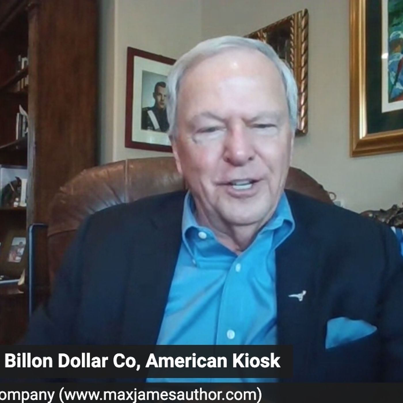 Max F. James, Owner of The American Kiosk Management Corporation 1.8 Billion, author