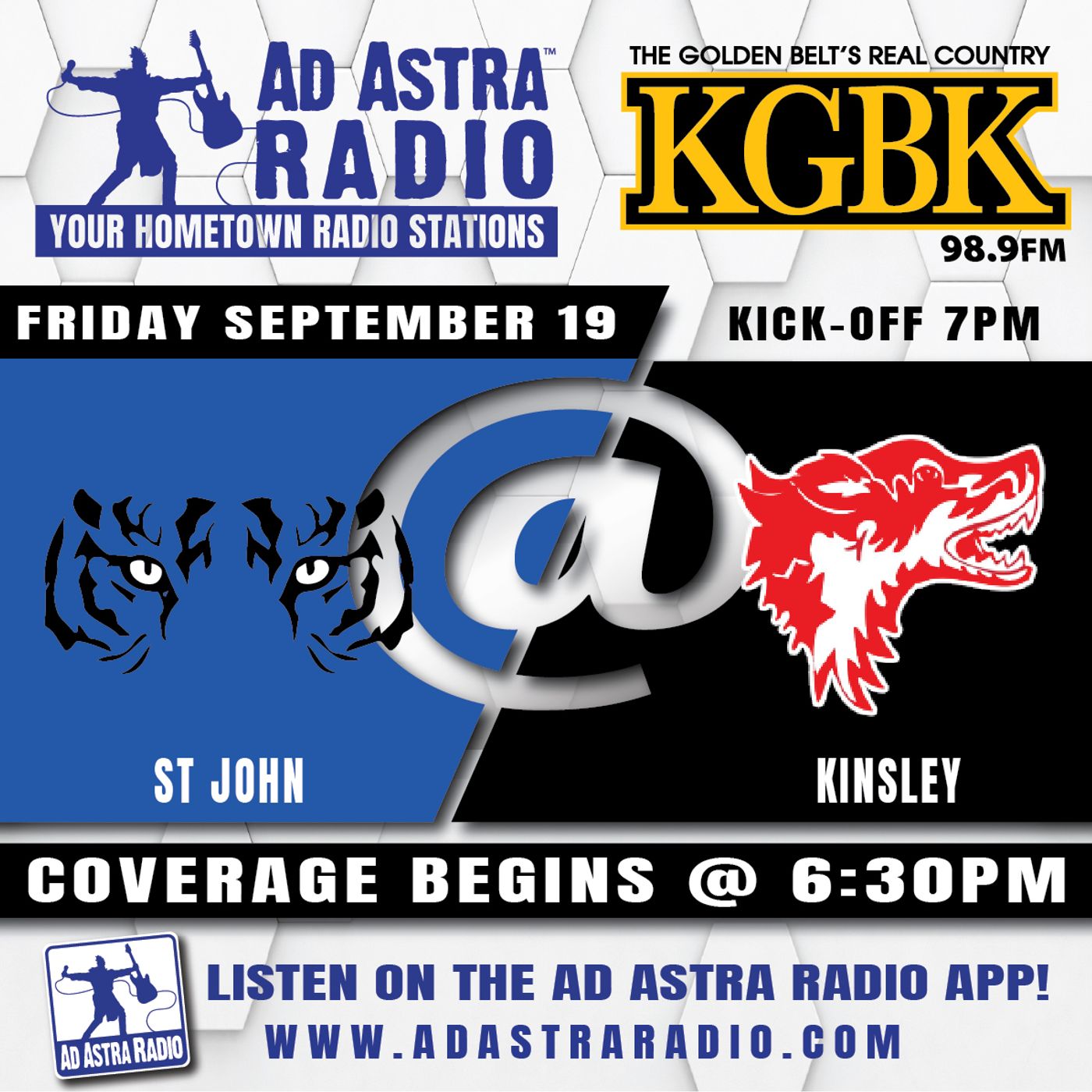 St John Tigers at Kinsley Coyotes Football (September 19, 2025) episode artwork