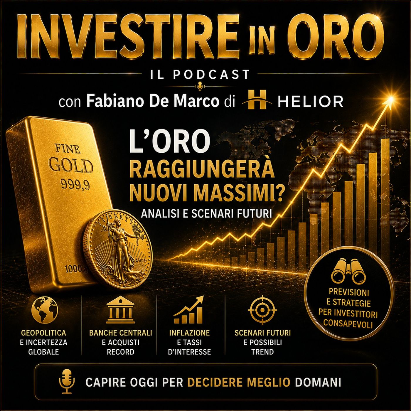 L’oro raggiungerà nuovi massimi? Analisi e scenari futuri episode artwork