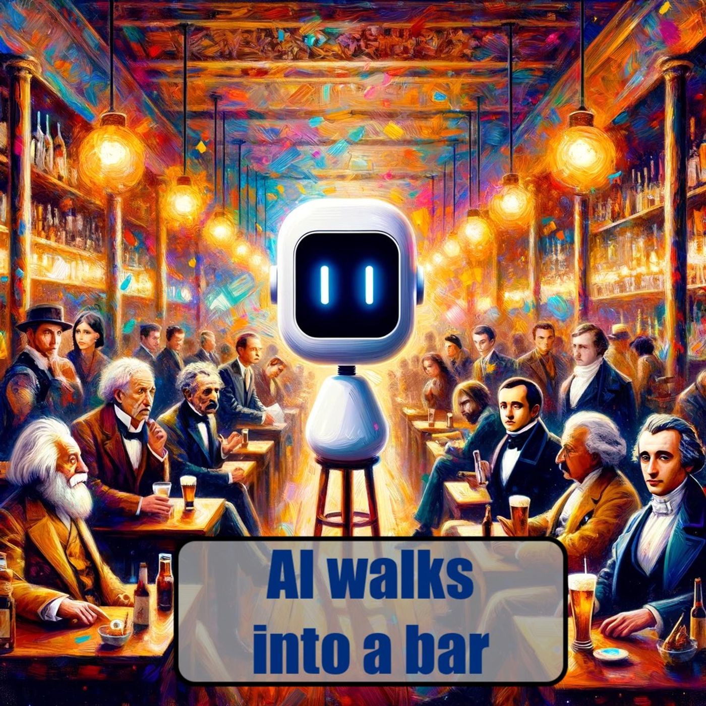 AI Walks into a Bar - History Meets AI Image