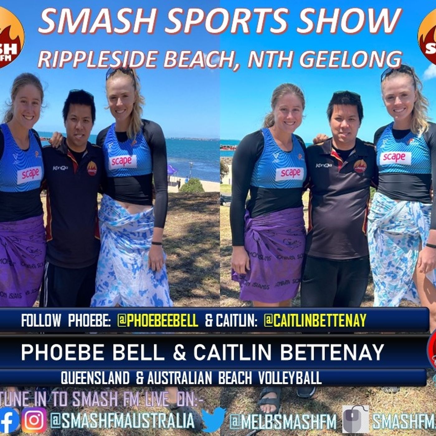SSS10THYR: Phoebe Bell & Caitlin Bettenay Beach Volleyball Interviews 181123