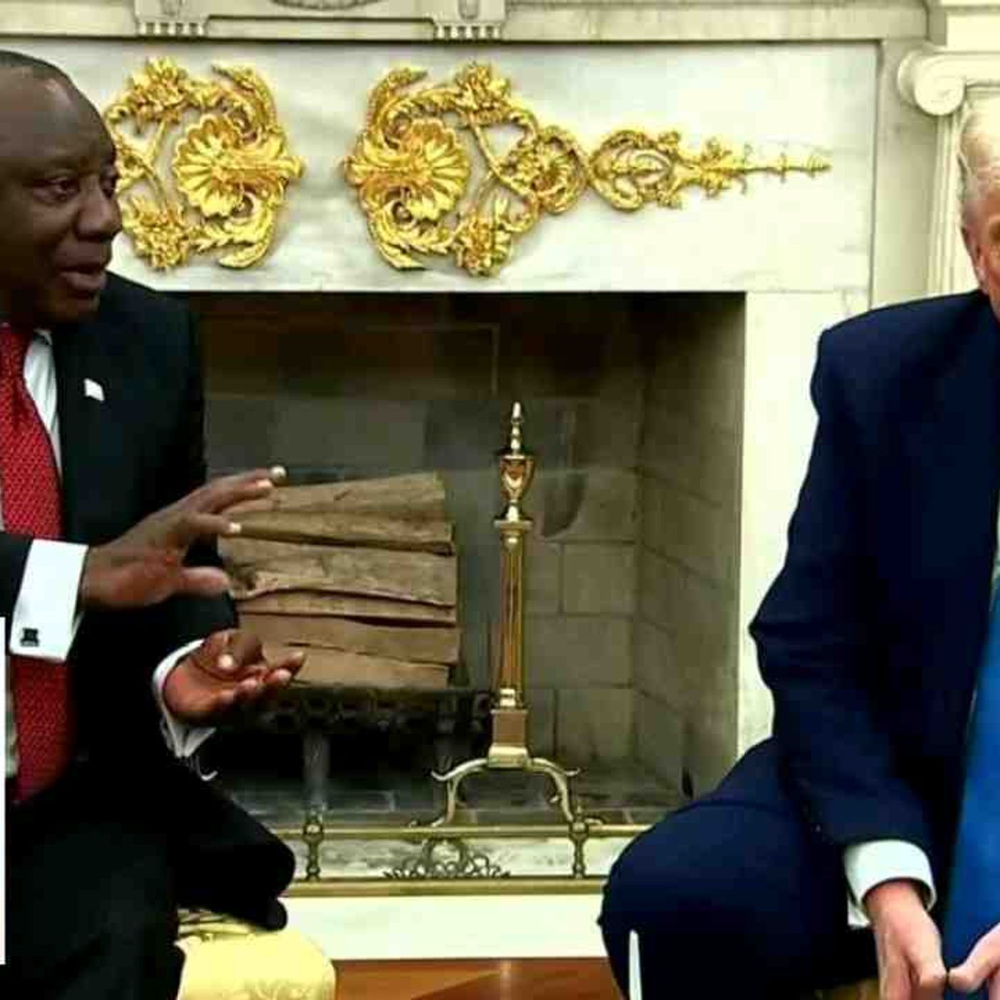 Trump plays video for South African president showing genocide claims episode artwork