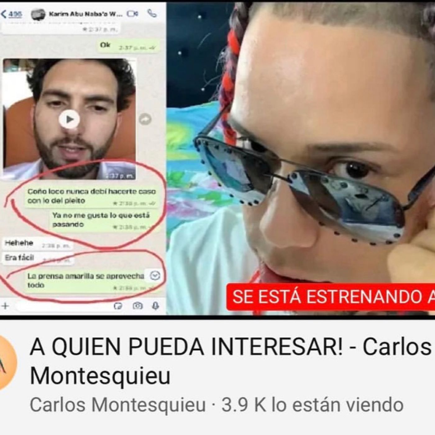 SE PRENDE! Carlos Montesquieu Lo perdería Todo Por Lio Con El Principe Karim