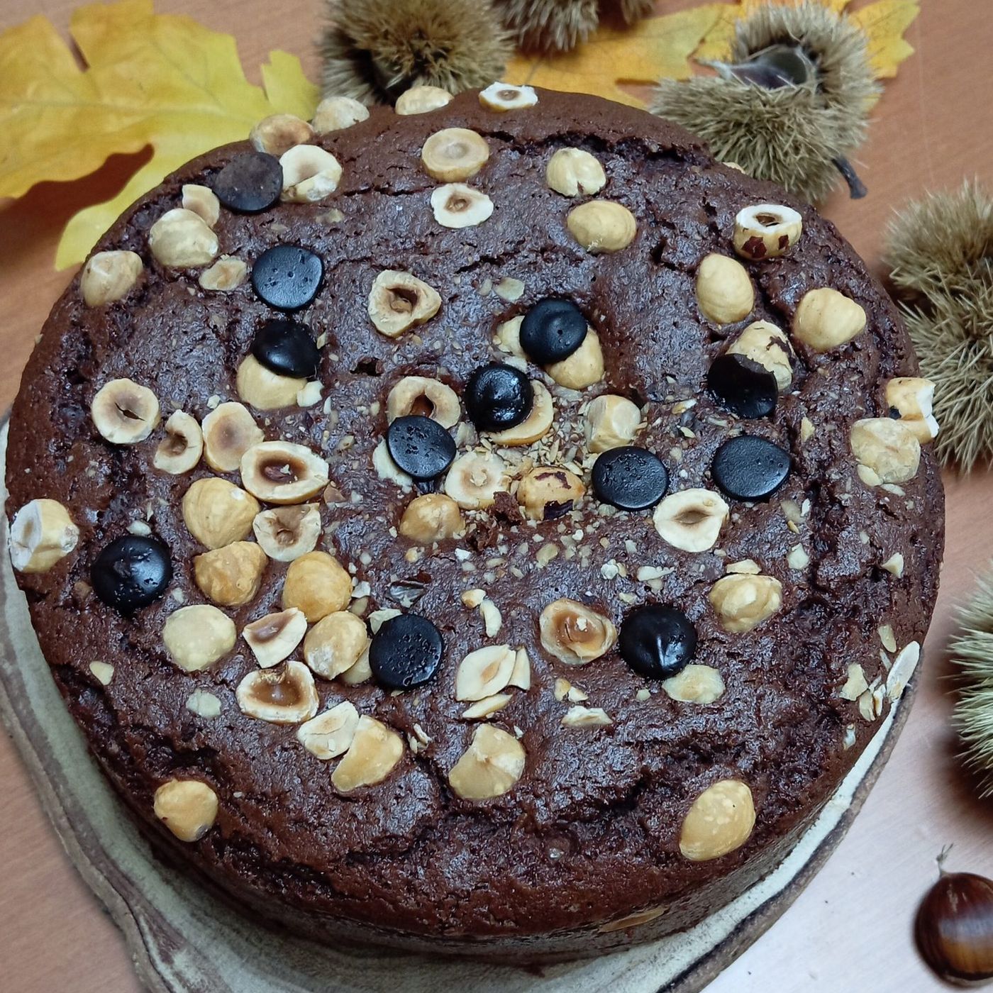 Torta con farina di castagne, cacao e nocciole. episode artwork