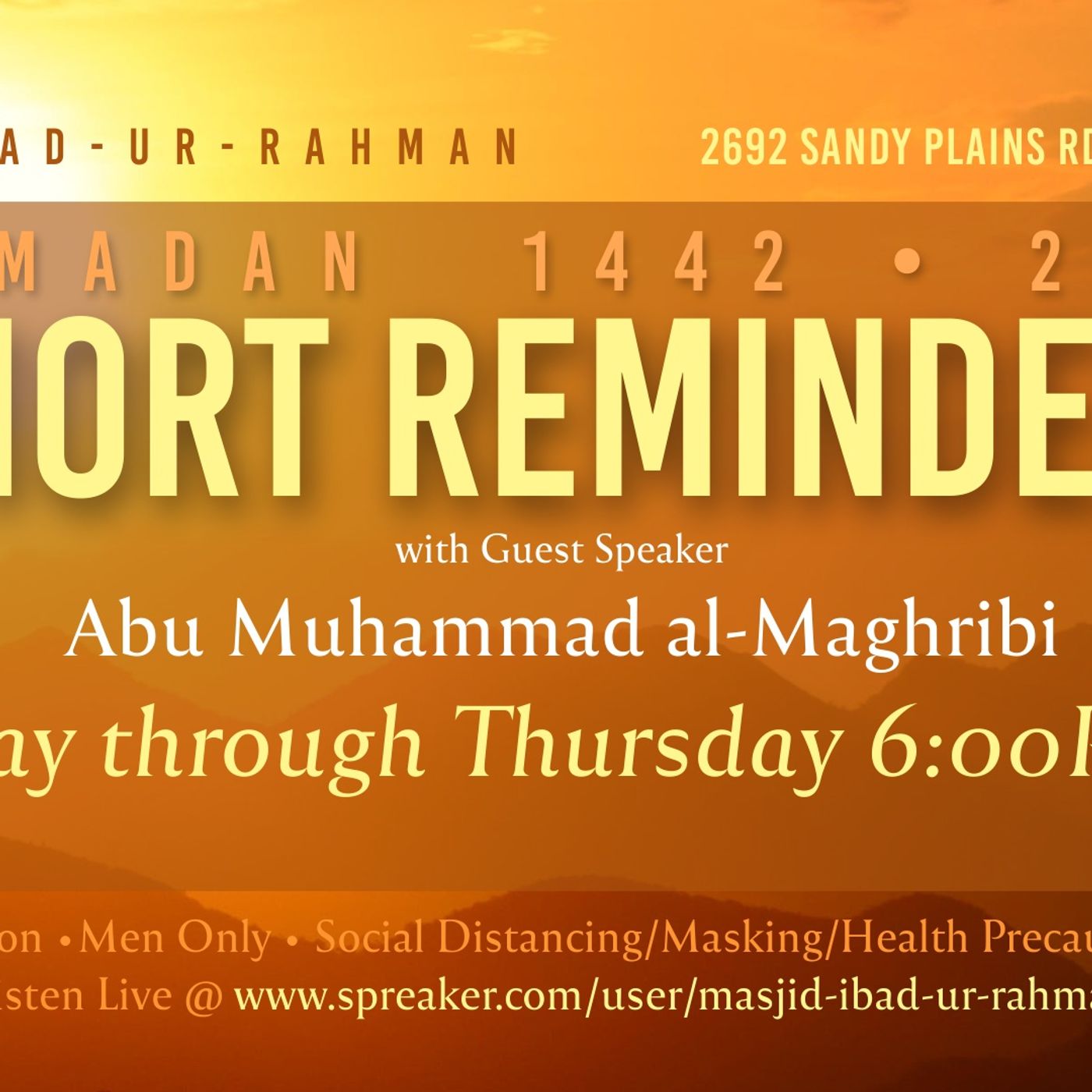 Episode 13 - 02 Ramadan 1442 2021 Short Reminders