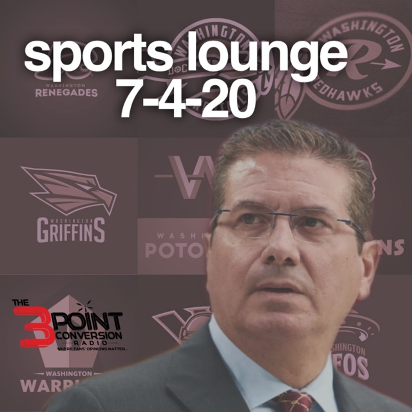The 3 Point Conversion Sports Lounge- Time For Name Change Washington, Makur Maker & HBCU, 2nd NBA Bubble, Is The NBA & NFL Genuine episode artwork