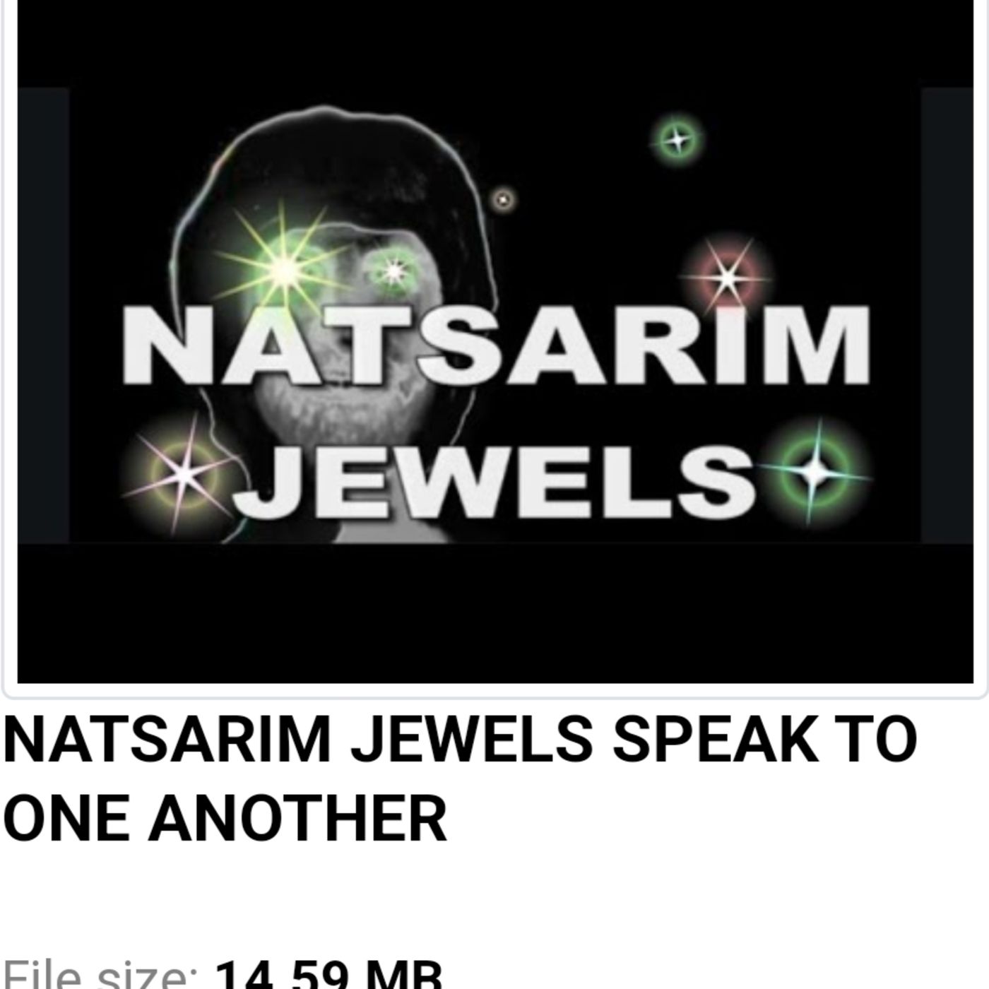 NATSARIM JEWELS SPEAK TO ONE ANOTHER episode artwork