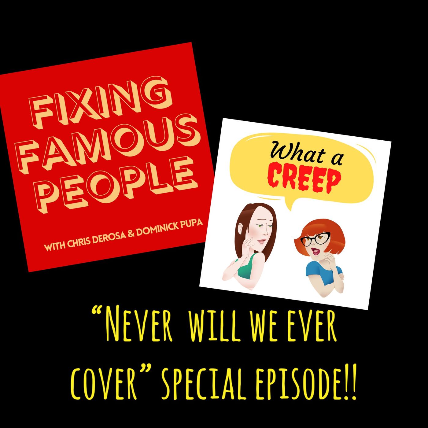 Special Chris DeRosa of "Fixing Famous People" discussing the subjects we will (and won't) cover Plus, JLo! - podcast episode cover