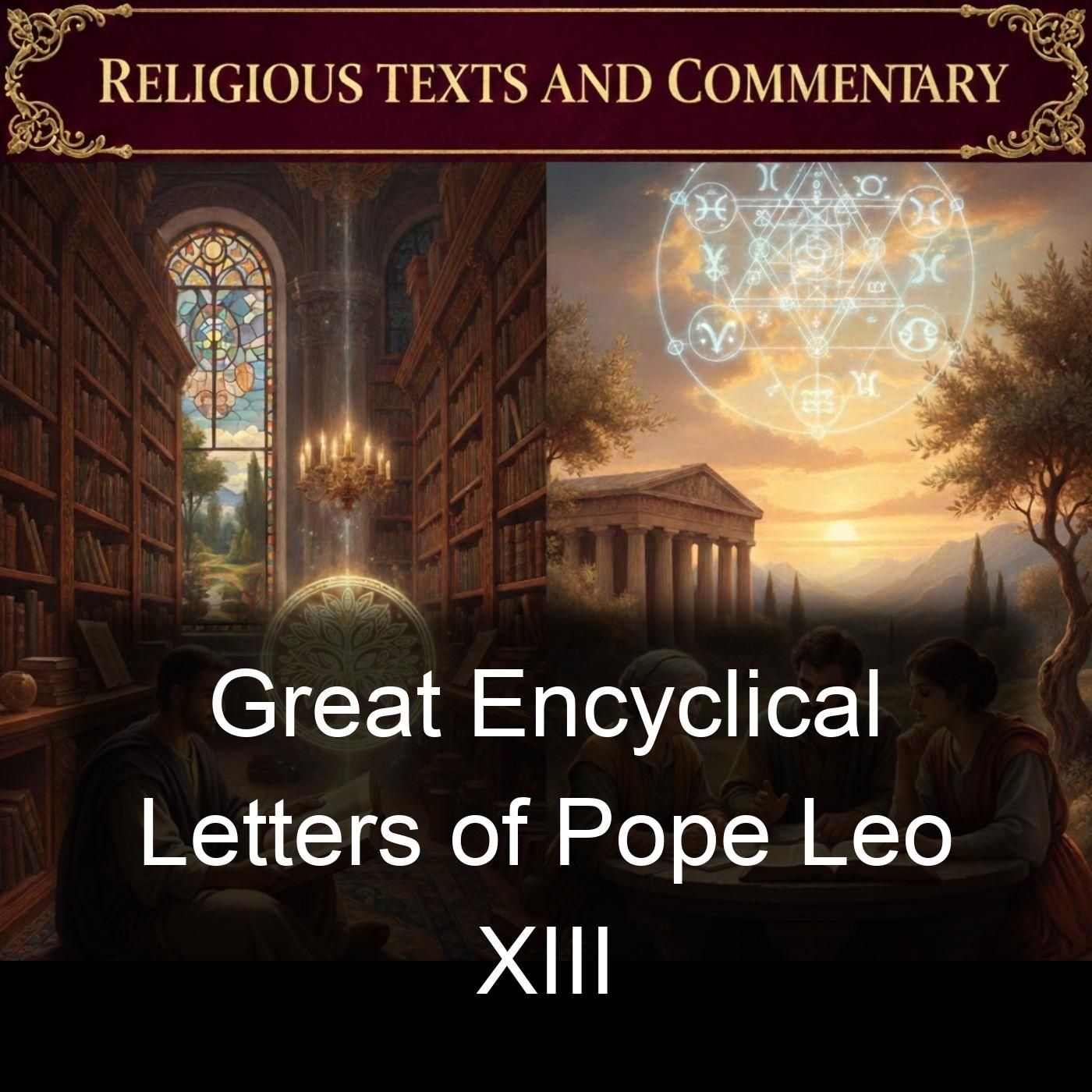 Great Encyclical Letters of Pope Leo XIII cover art