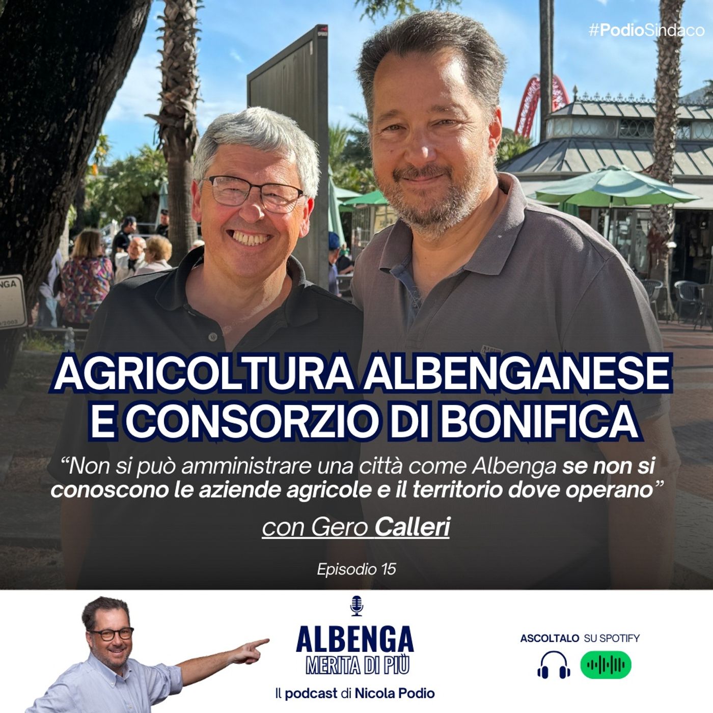Ep. 15 - Agricoltura albenganese, consorzio di bonifica e conoscenza del territorio [con Gero Calleri] episode artwork
