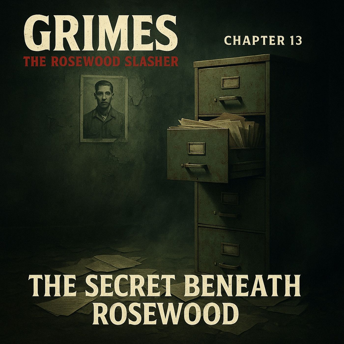 Dark Tales Uncovered Season 7: Grimes – The Rosewood Slasher - Chapter 13 - The Secret Beneath Rosewood (Read by Jaylan Salah)