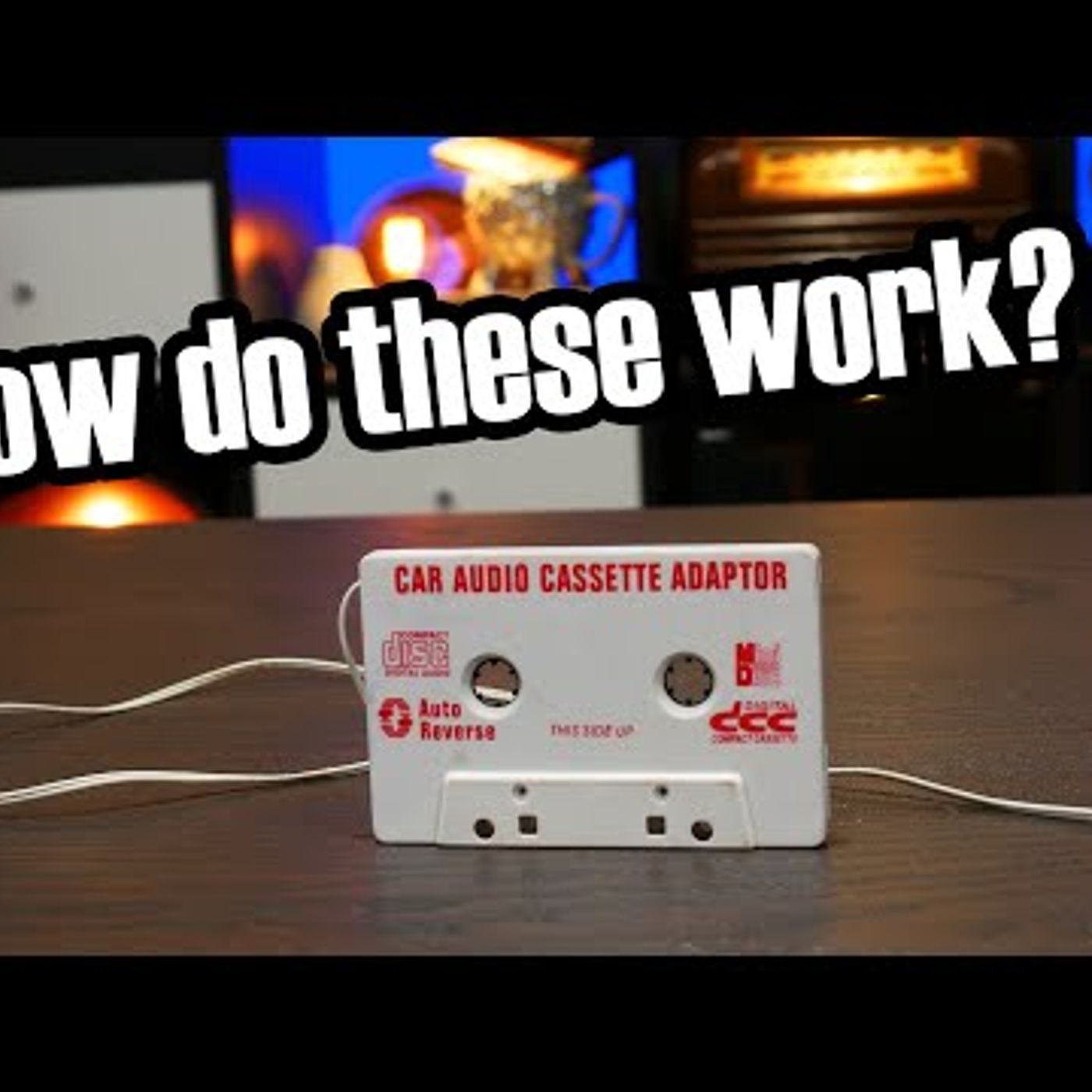 Cassette adapters are remarkably simple episode artwork
