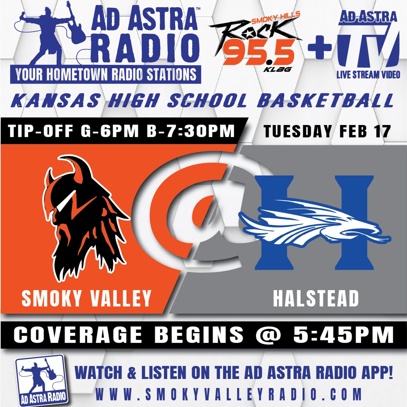Smoky Valley Vikings at Halstead Dragons Boys High School Basketball (February 17, 2026) episode artwork