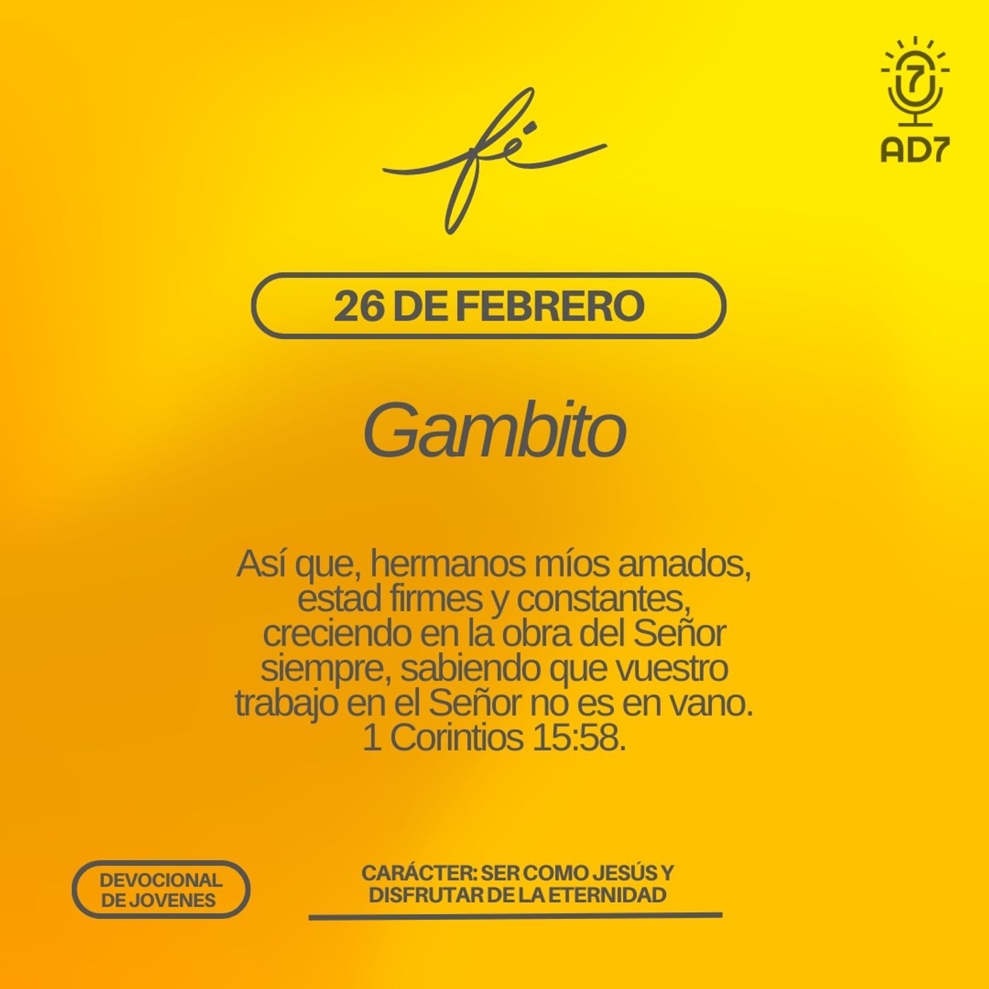 AD7 Devocional - Hoy es Tendencia
