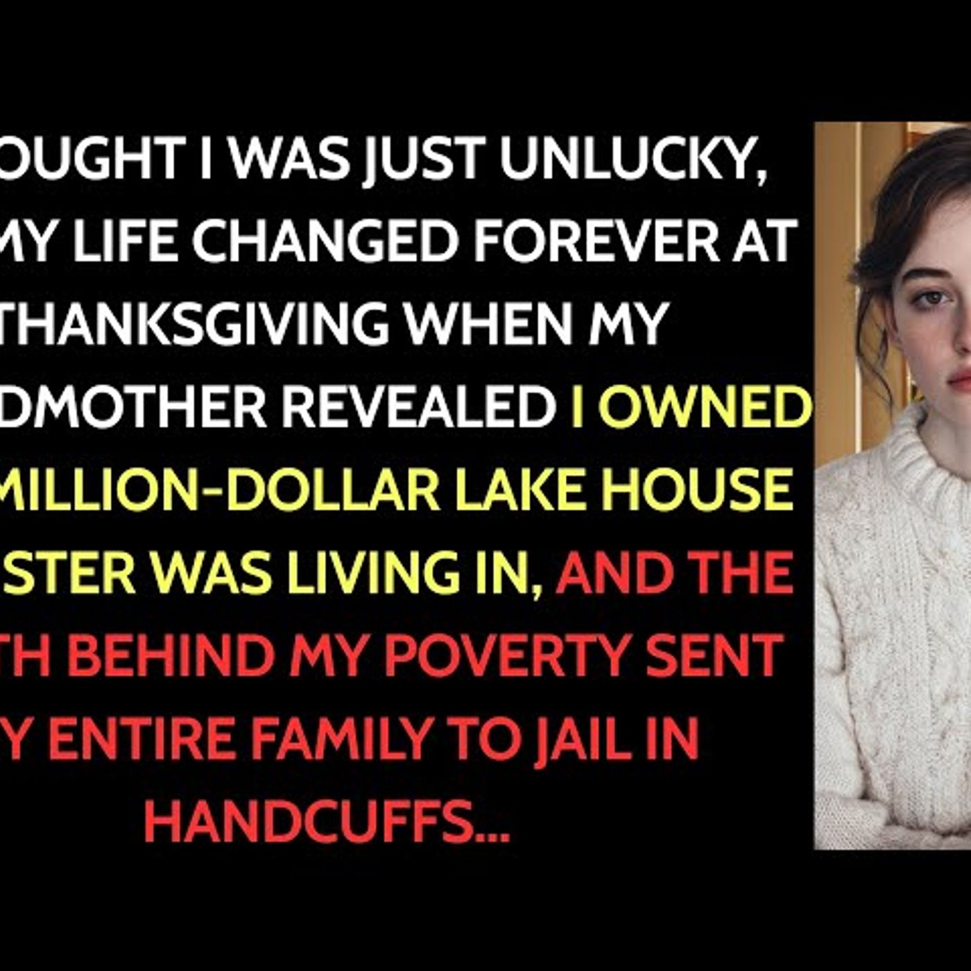 At Thanksgiving, my grandmother yelled at me, but I froze and said,  I have no idea about it.