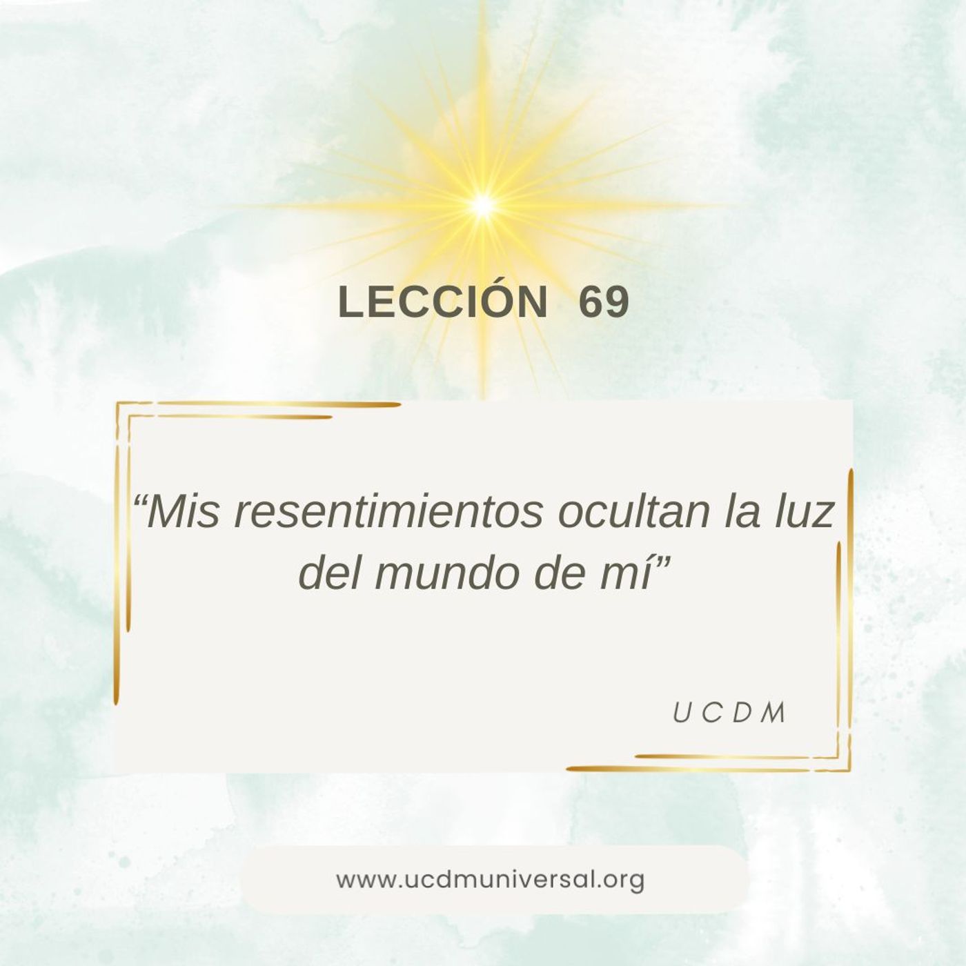 UCDM Universal LECCIÓN DEL DÍA