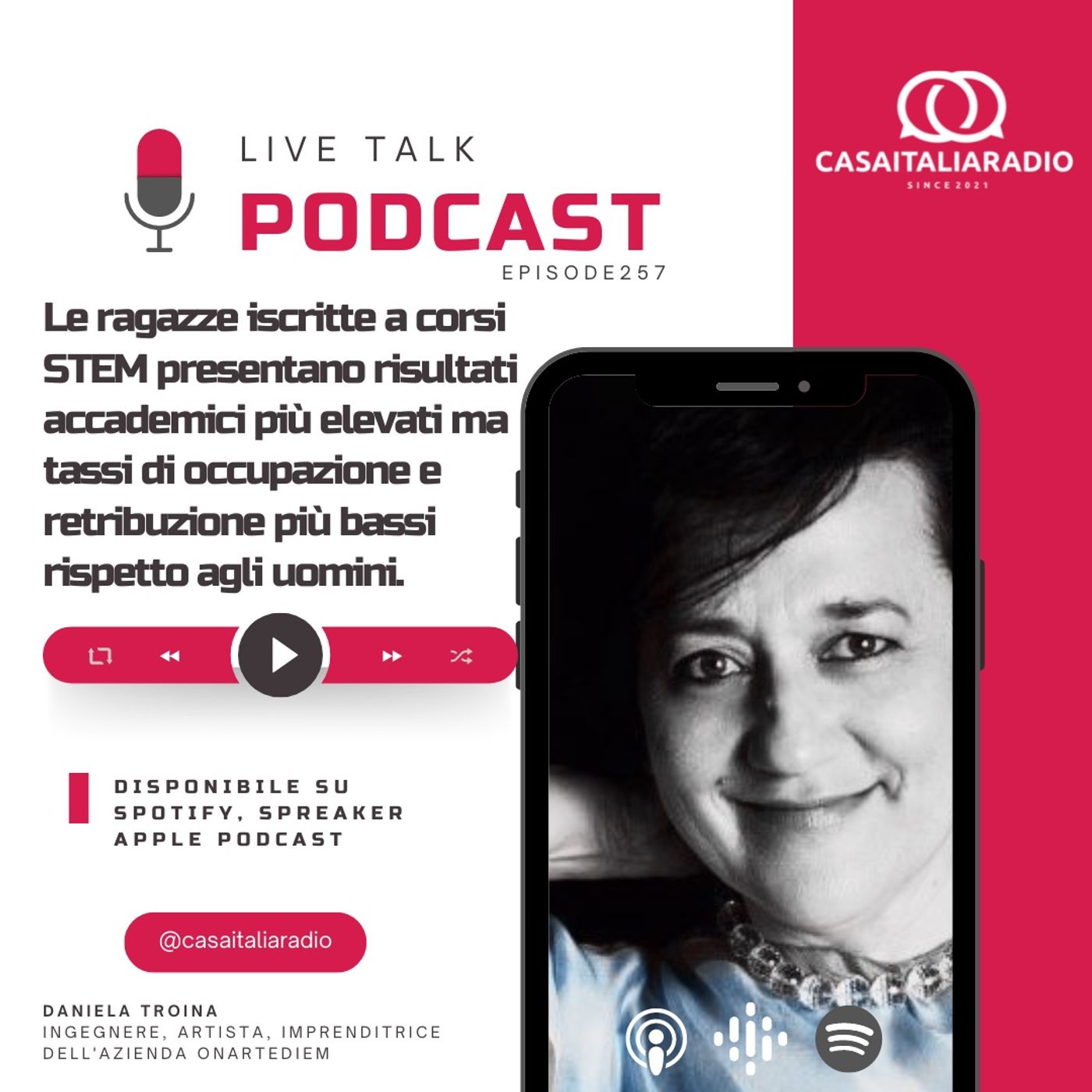 BM - Puntata N. 257 - Le ragazze iscritte a corsi STEM hanno risultati accademici più alti e tassi di occupazione e retribuzione più bassi episode artwork