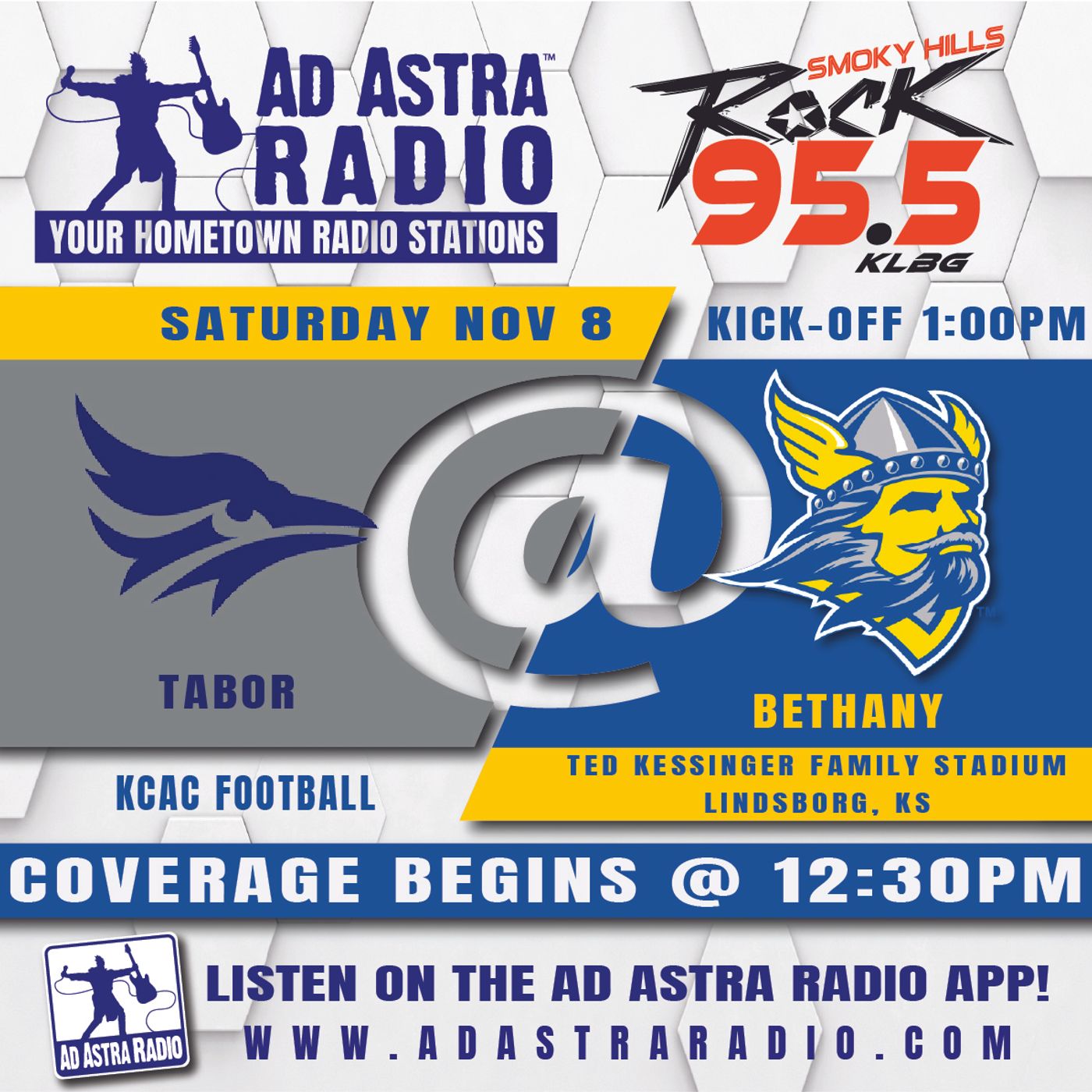 Tabor Bluejays at Bethany Swedes Football (November 8, 2025) episode artwork