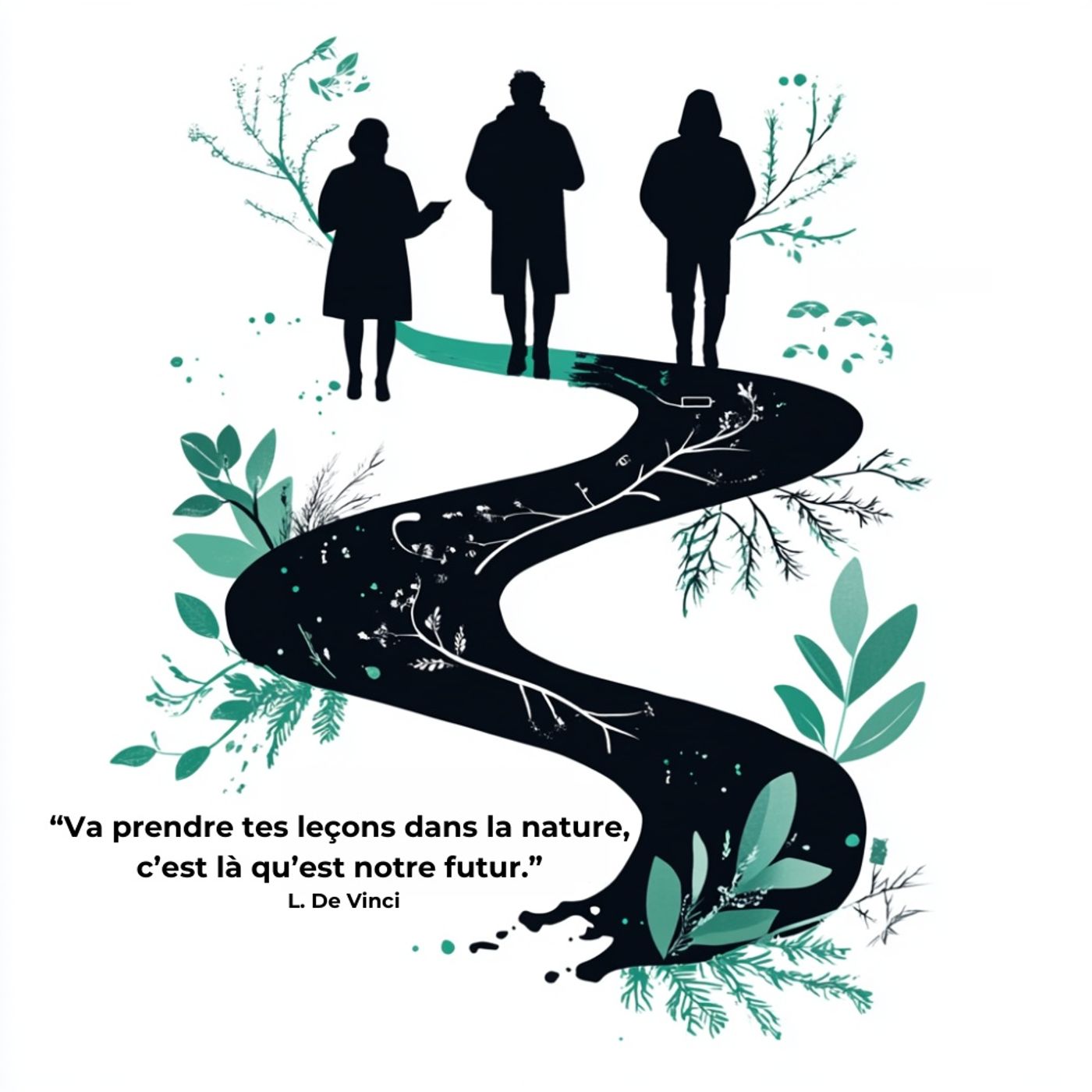 “Va prendre tes leçons dans la nature, c’est là qu’est notre futur.” podcast artwork