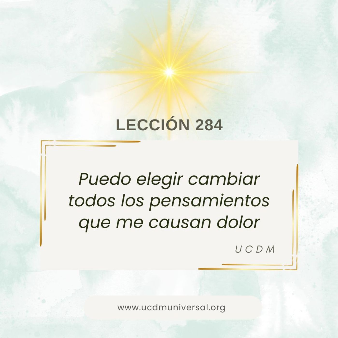 UCDM Universal LECCIÓN DEL DÍA