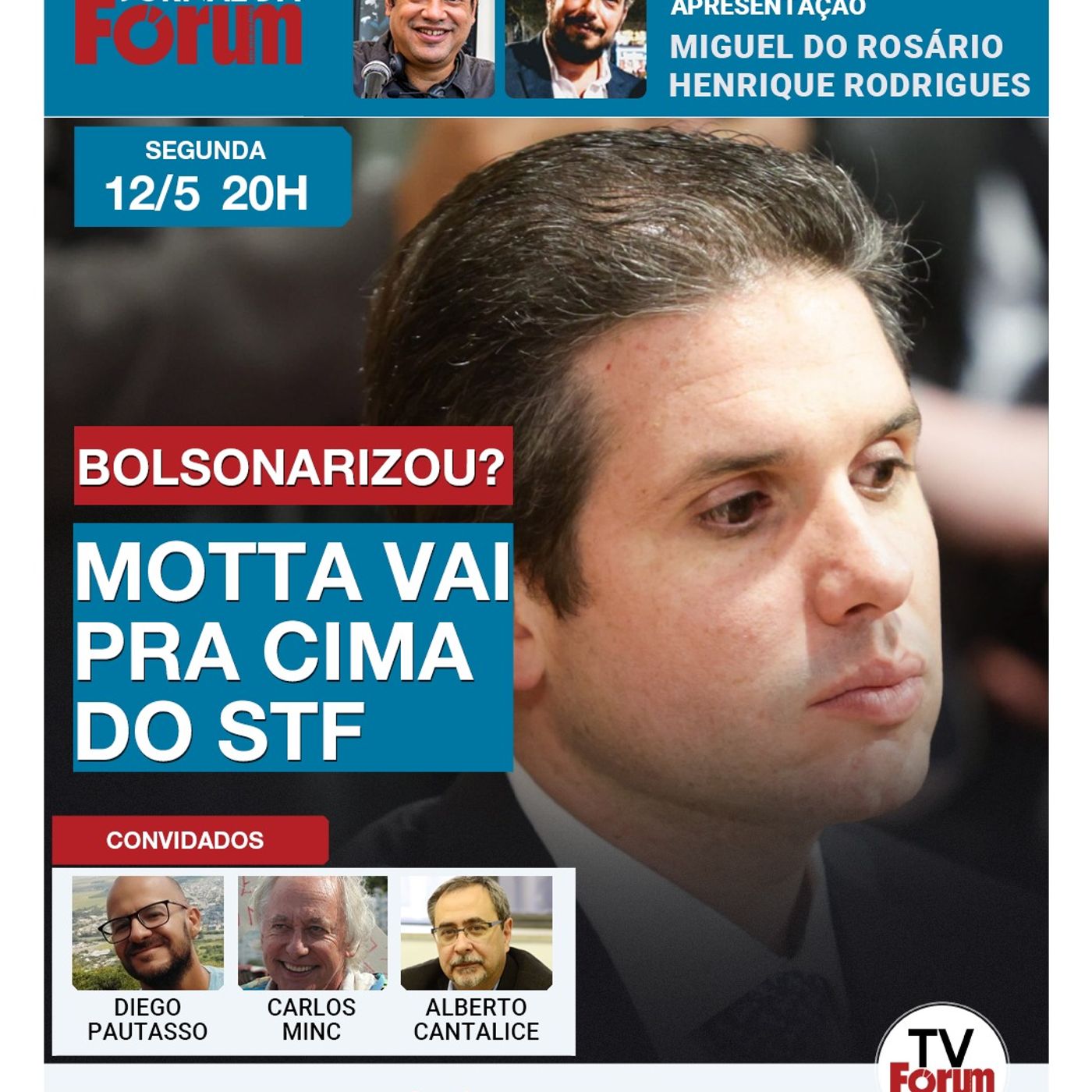 Motta cede à pressão bolsonarista contra o STF | Lula encontra Putin e Xi Jinping | China | 12.05.25 episode artwork