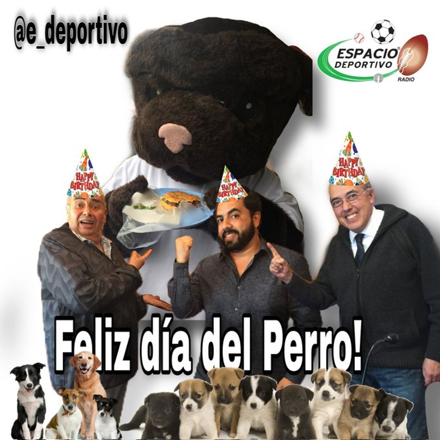 Celebrando el día del Perro en Espacio Deportivo de la Tarde 21 de Julio 2021