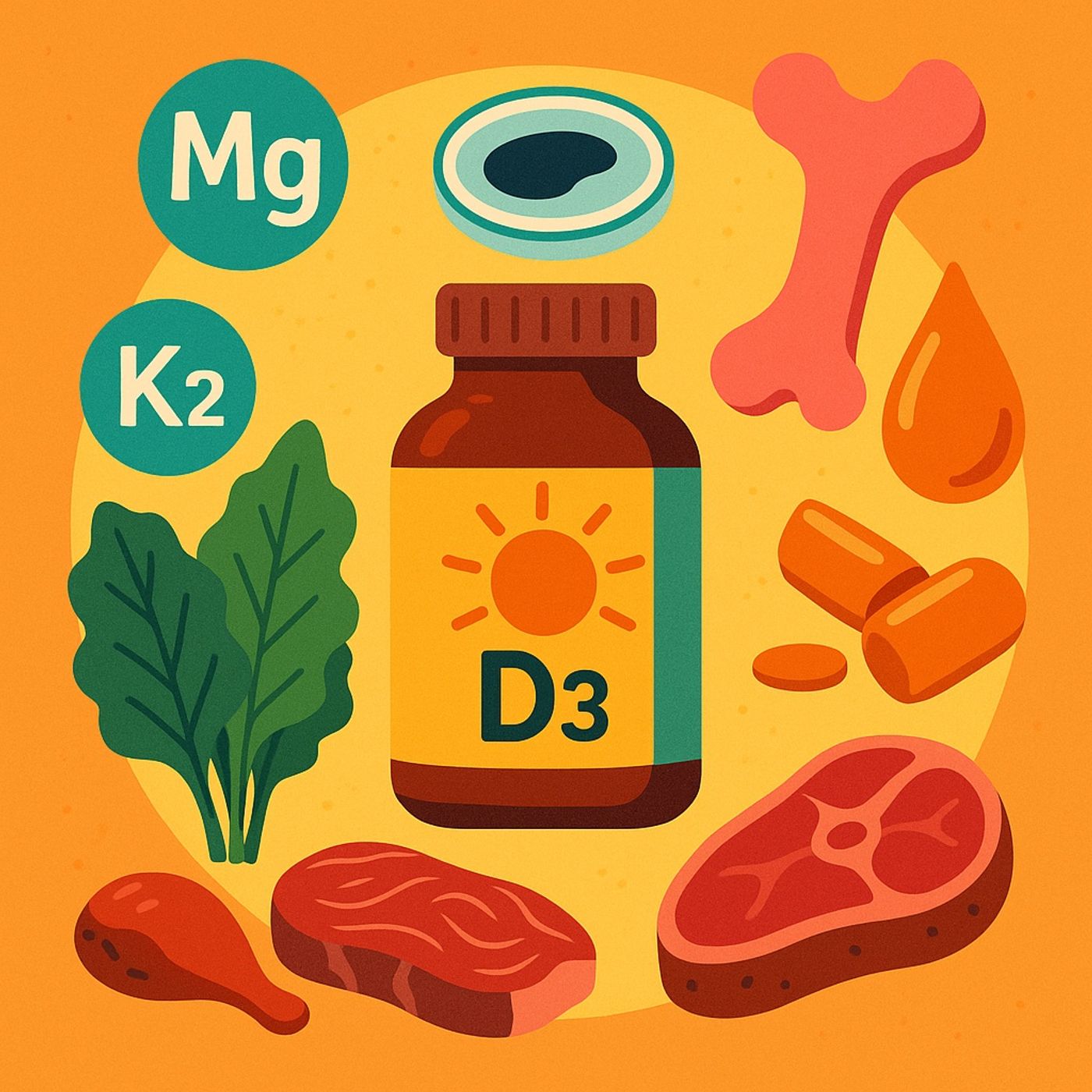 The Hidden Danger of Vitamin D: Why High Doses Fail Without Magnesium, K2, and the Co-Factor Crew