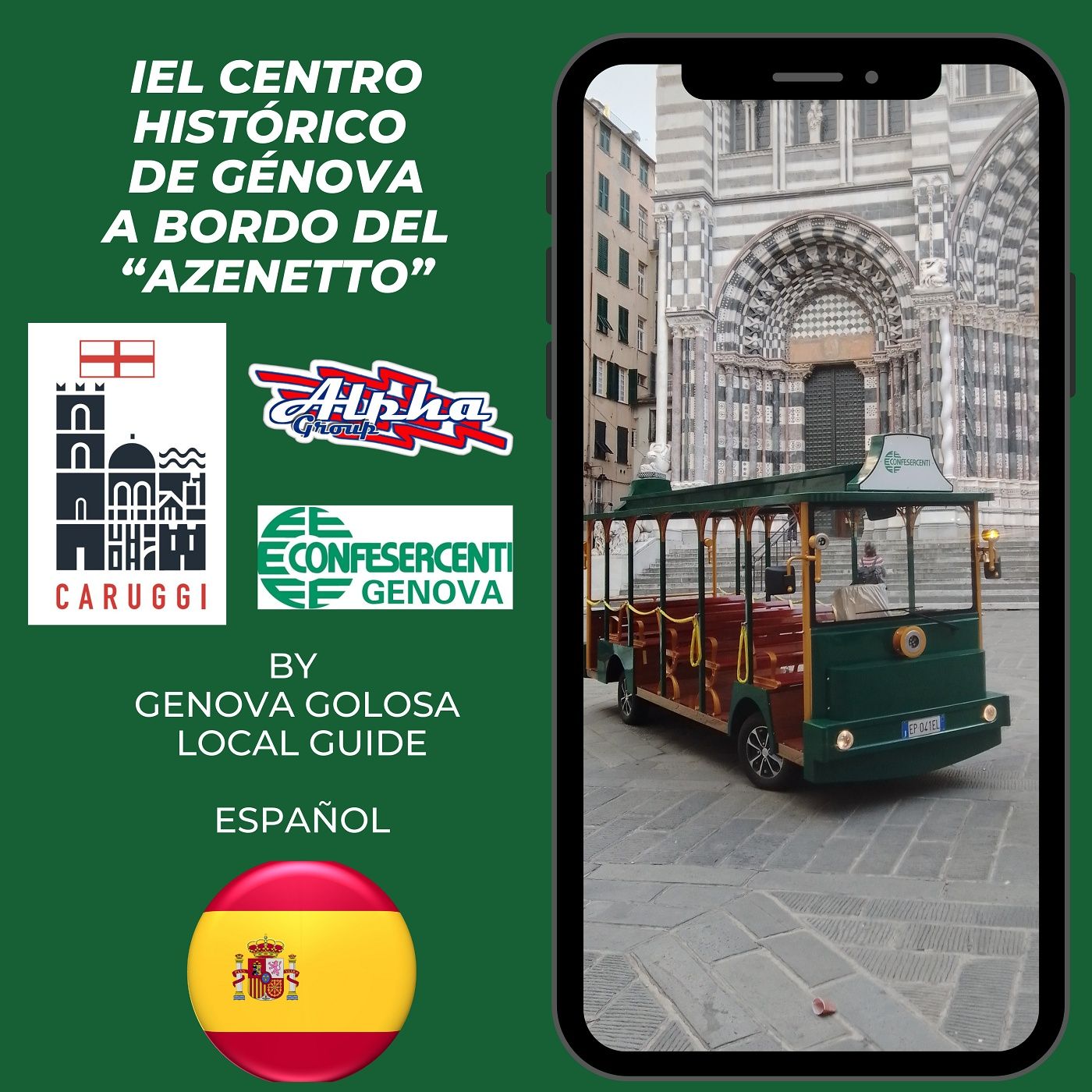 Génova a bordo del Tram Azenetto