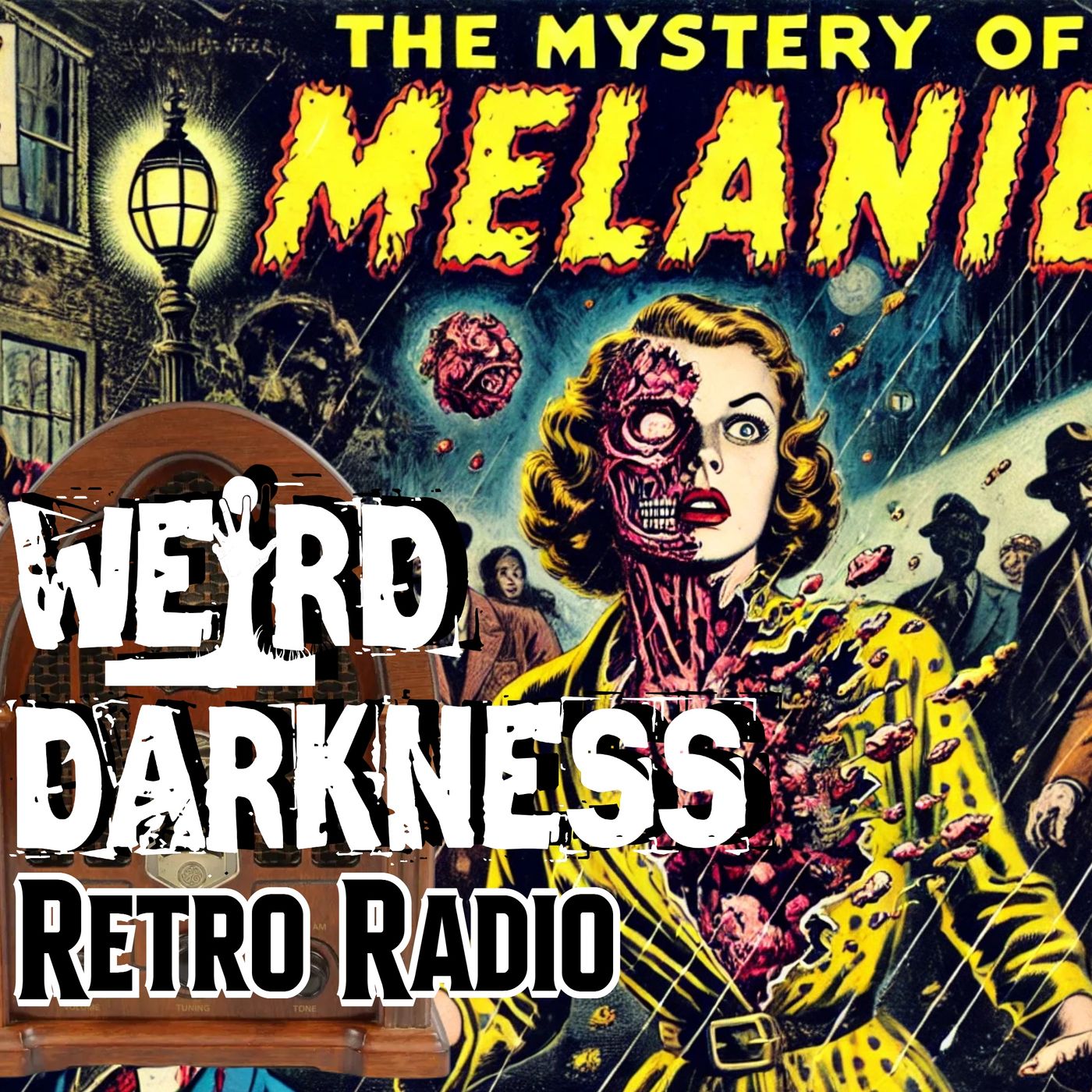 Melanie is literally FALLING TO PIECES!: 14 Thrilling and Dramatic #RetroRadio Stories! EP0291 - podcast episode cover