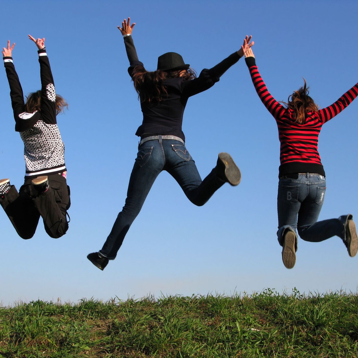 Teenagers on air.