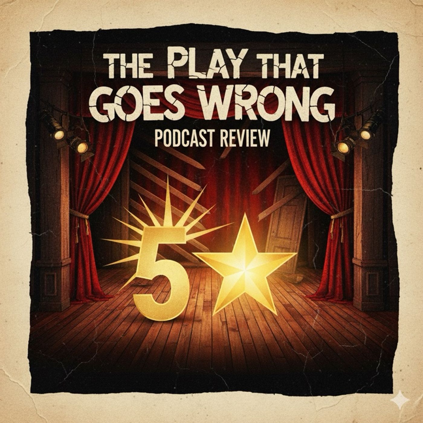 The play that goes wrong review episode artwork
