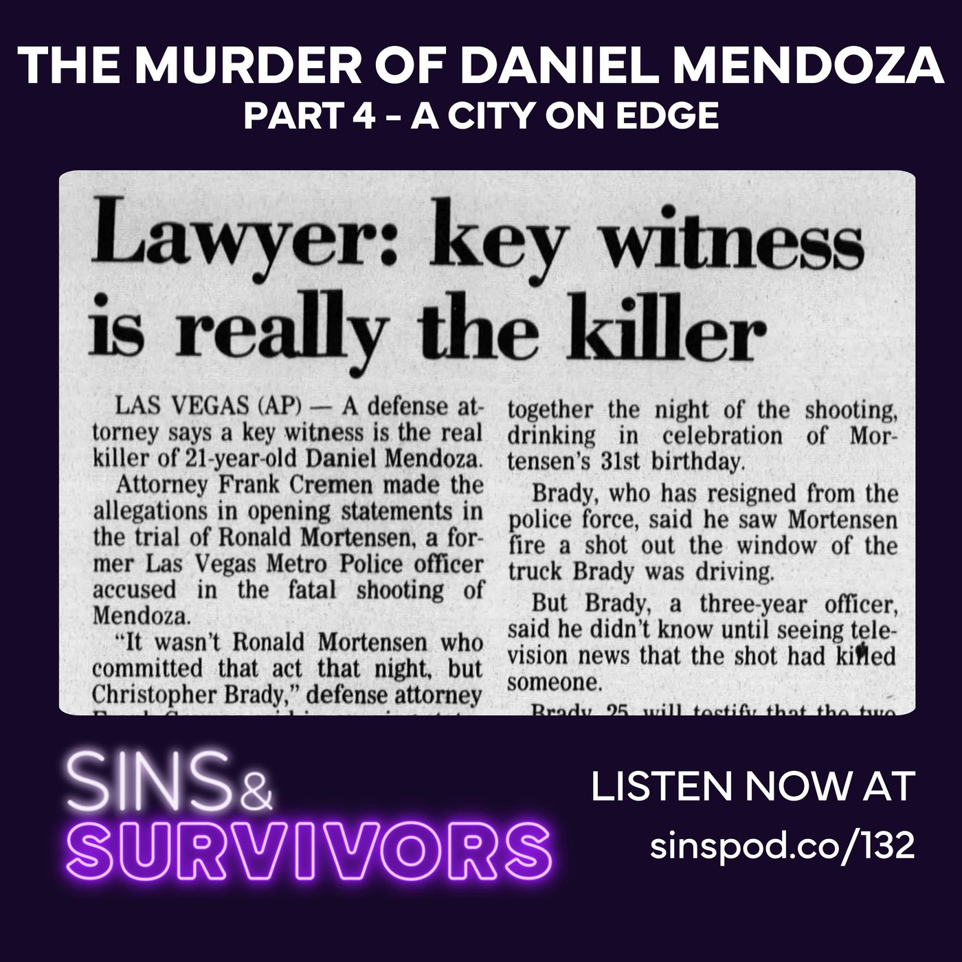 The Murder of Daniel Mendoza - Part 4 - The Trial