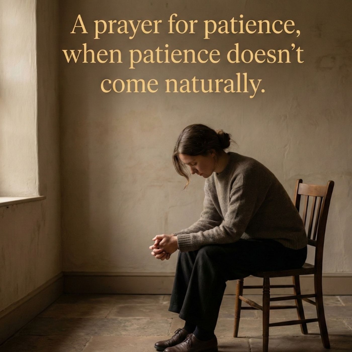 A prayer for patience, when patience doesn’t come naturally episode artwork