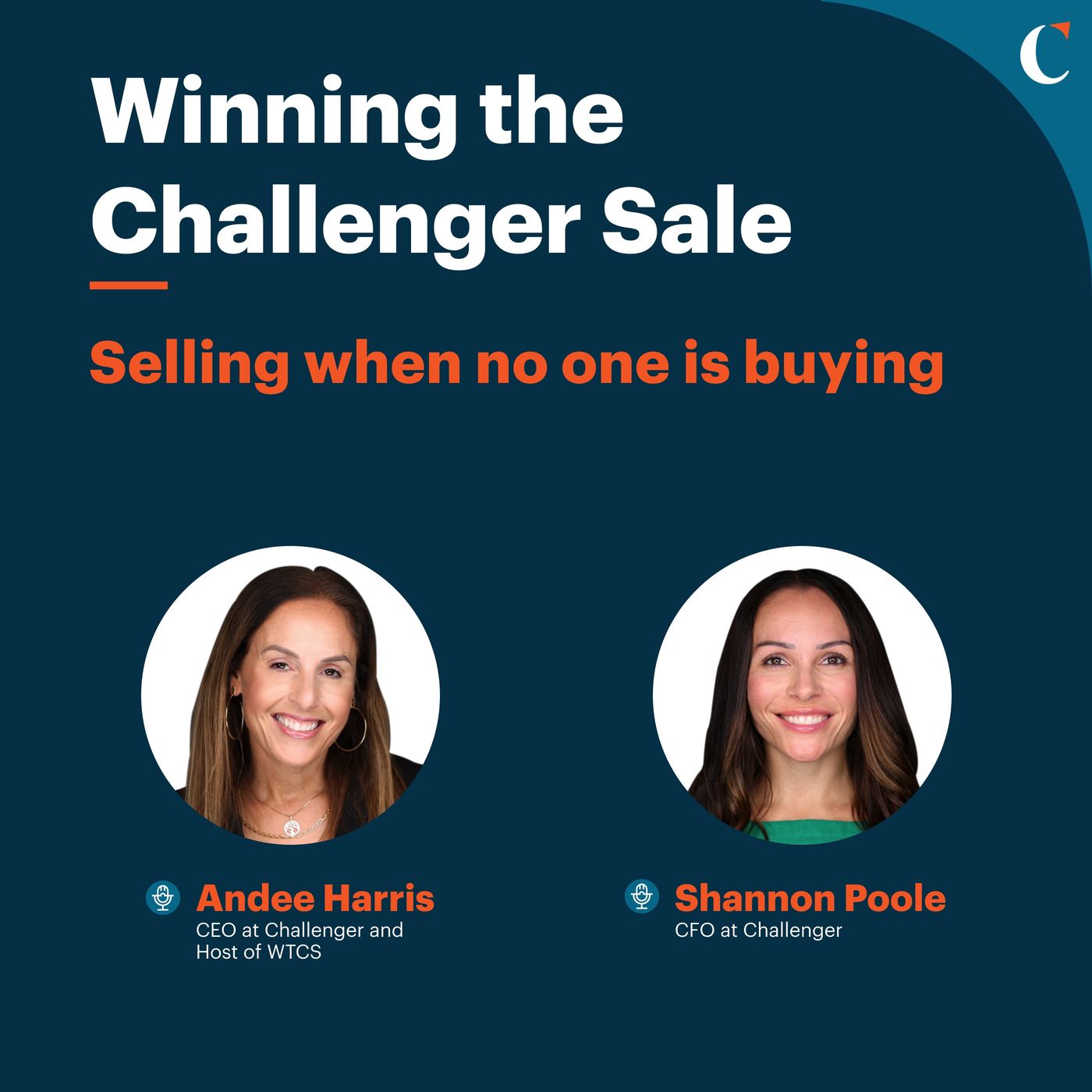 #59 How to sell to CFOs who are already tightening the purse strings with Shannon Poole, CFO at Challenger