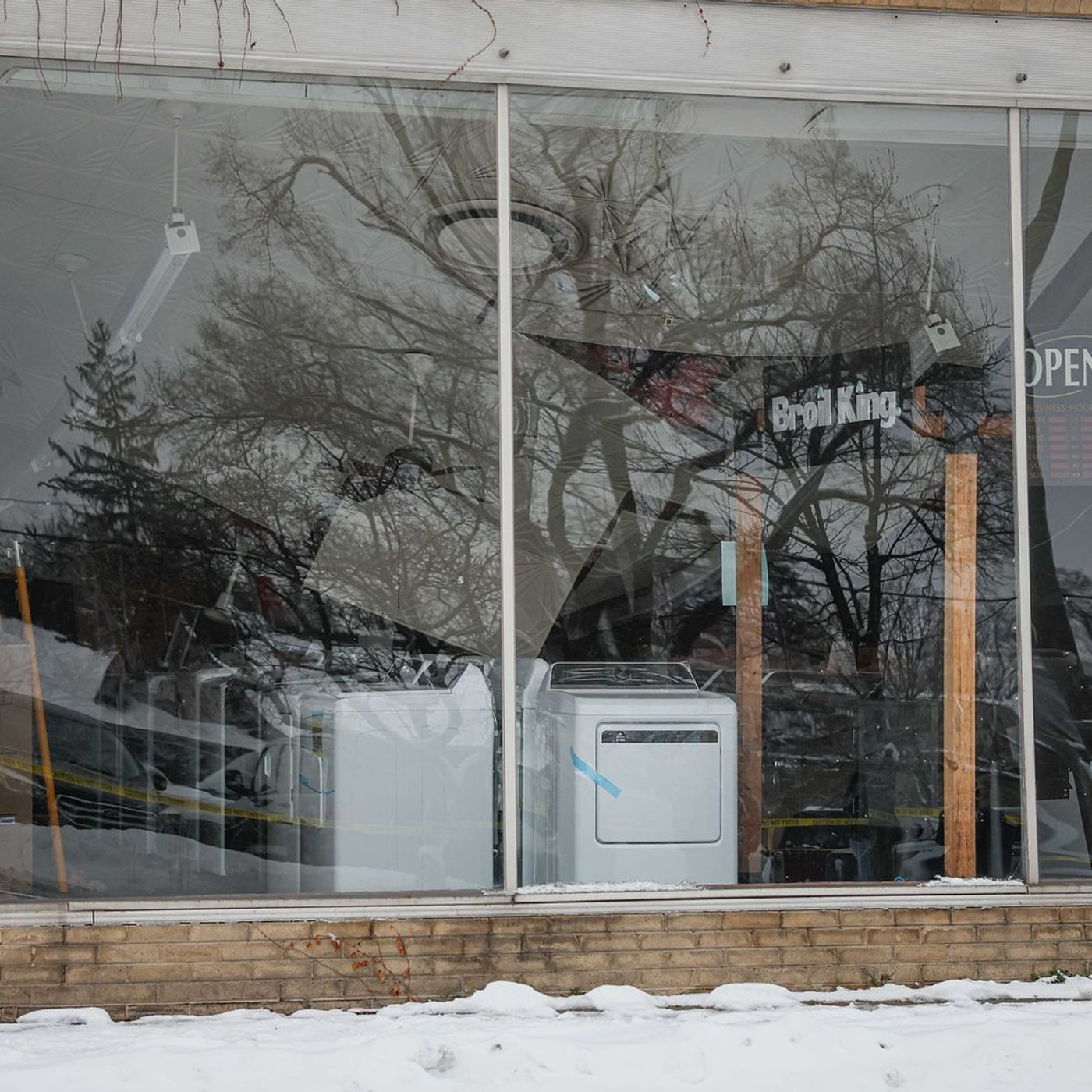Owner of Woodstock appliance store that caved in granted more time to demolish building; lawsuit on hold episode artwork