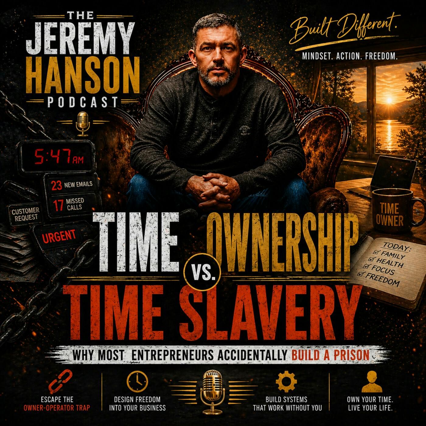 166 - "Time Ownership vs. Time Slavery: Why Most Entrepreneurs Accidentally Build a Prison" — The Jeremy Hanson Podcast / Optimized Entrepreneur cover