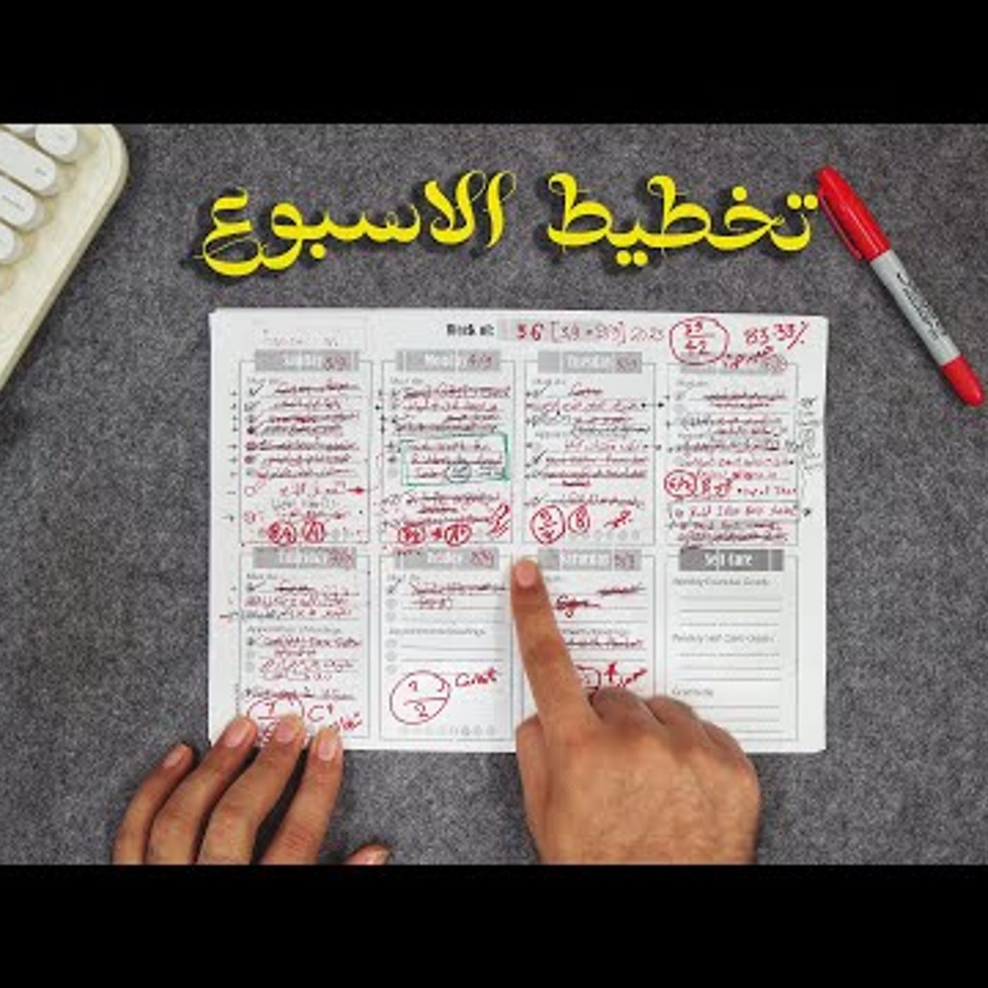 التخطيط الإسبوعي، السر الحقيقي للإنجاز