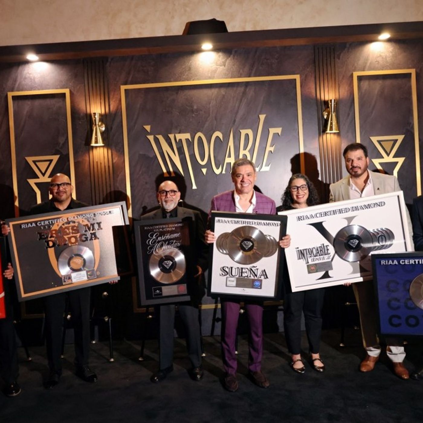Intocable Makes History With Six RIAA Latin Diamond Awards