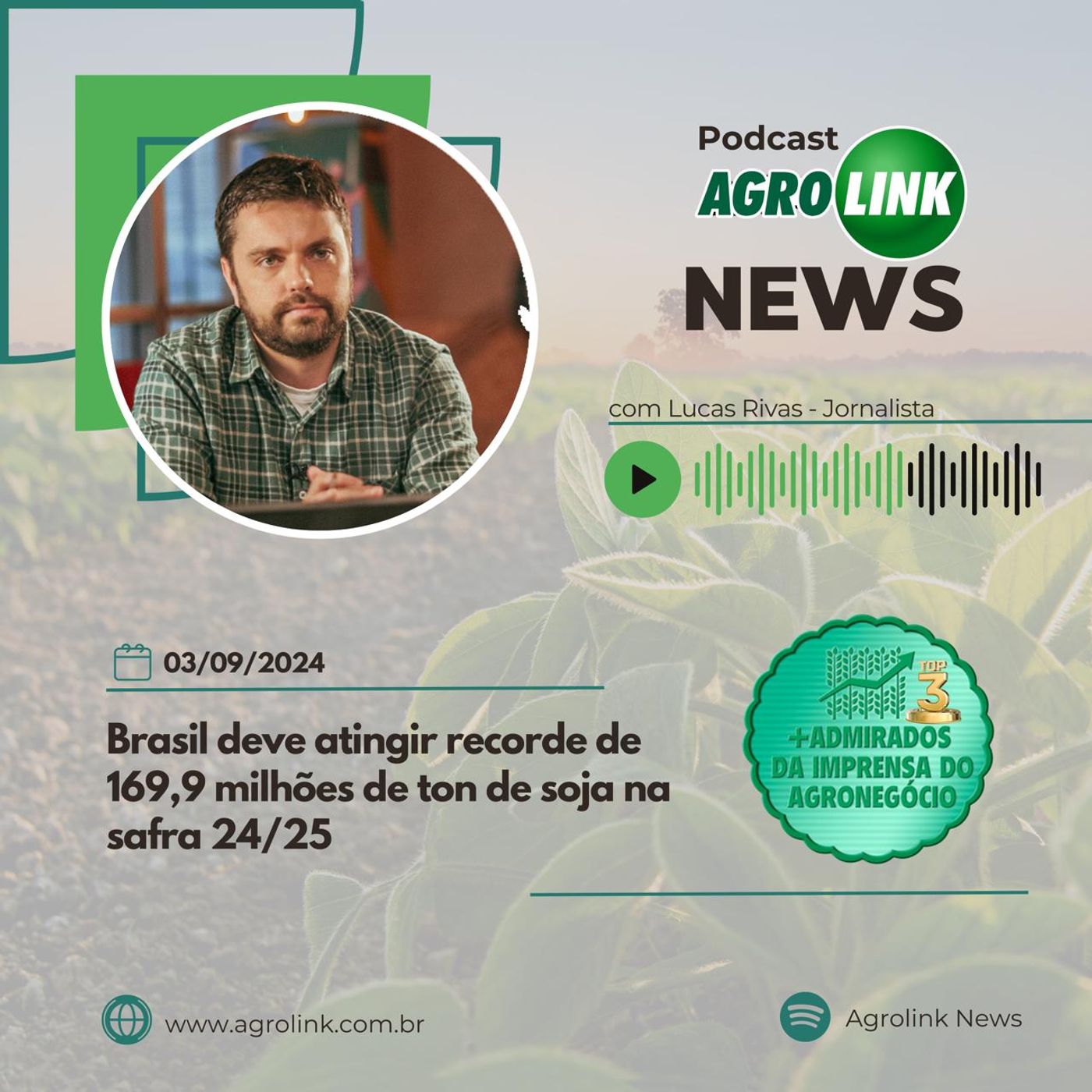 Produção de soja deve crescer 11,8% na safra 24/25 episode artwork