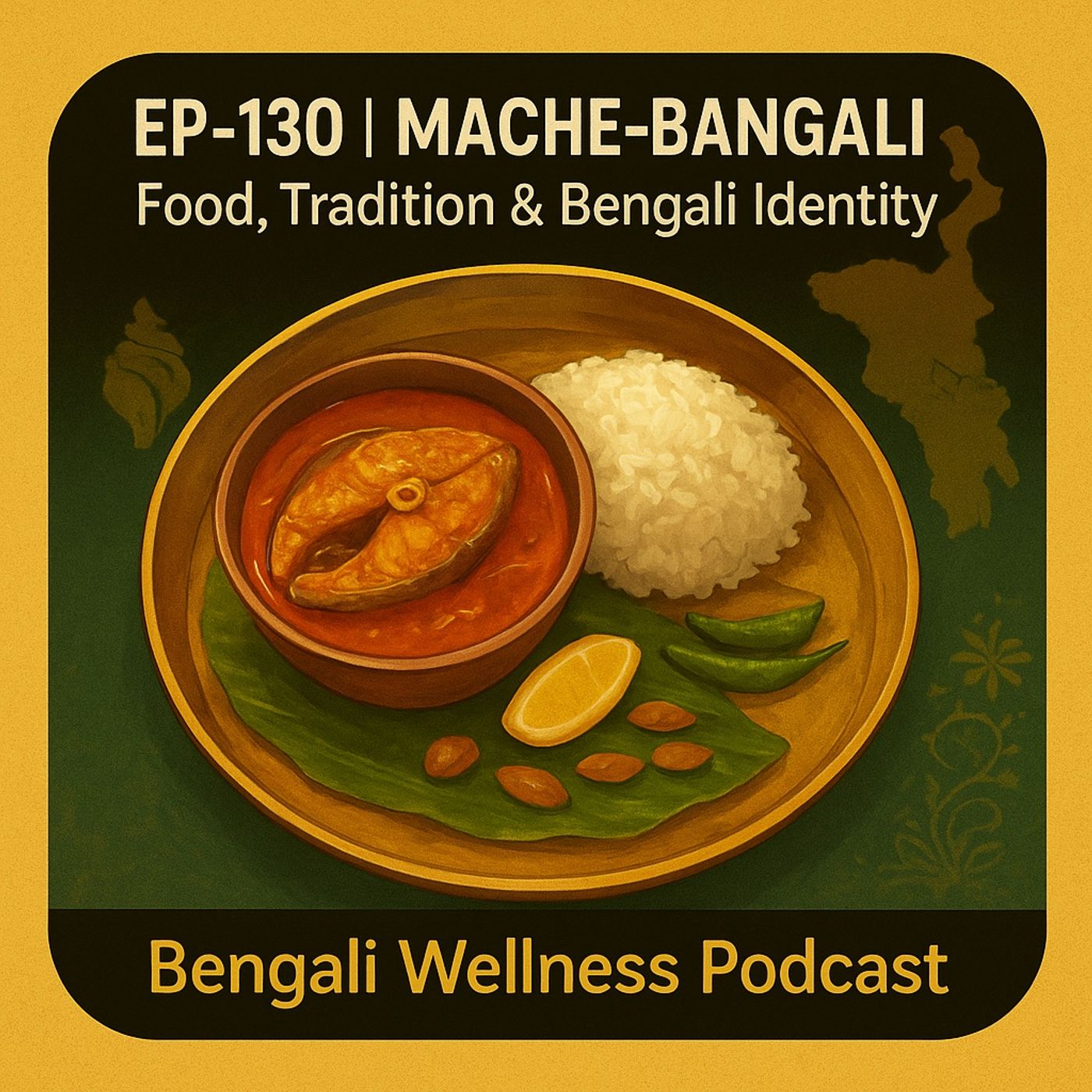 EP-130 | Mache-Bangali 🐟: Food, Tradition & Bengali Identity 🌿 | Bengali Wellness Podcast episode artwork