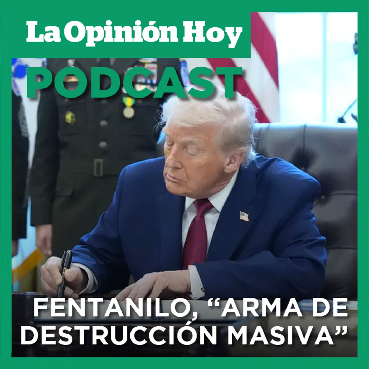 Donald Trump mantiene su campaña contra el narcotráfico al reclasificar el Fentanilo.