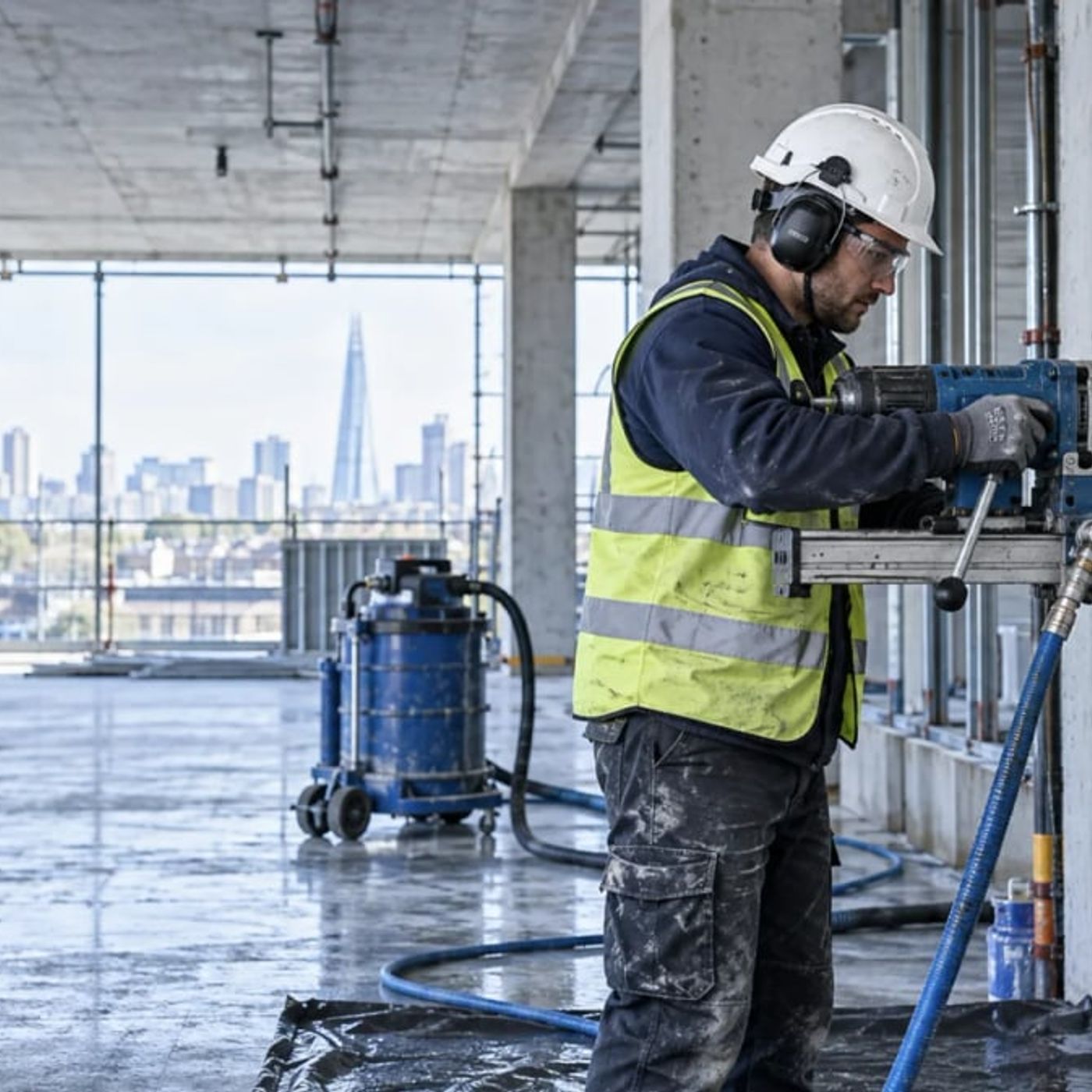 BC Diamond Drilling & Sawing Ltd highlights the precision work behind building retrofit episode artwork