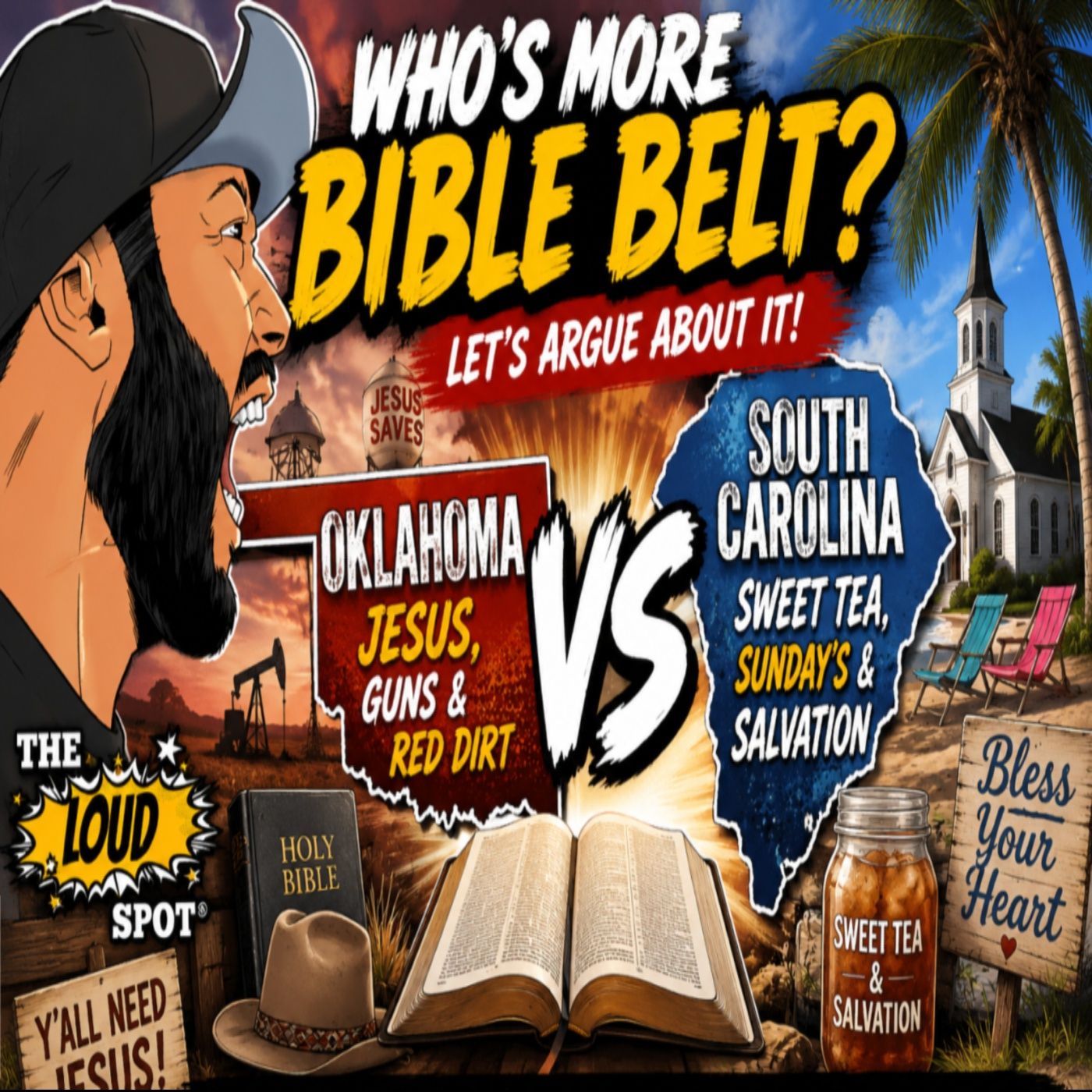 Ep #524 Who's More Bible Belt? episode artwork