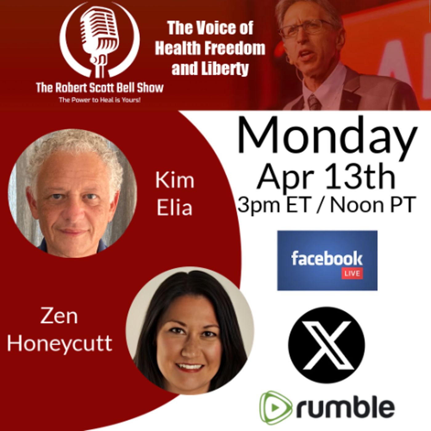 Eliminate the FDA, Kim Elia, Global Natural Health Solutions, Homeopathy, Zen Honeycutt, Moms Across America - The RSB Show 4-13-26 episode artwork