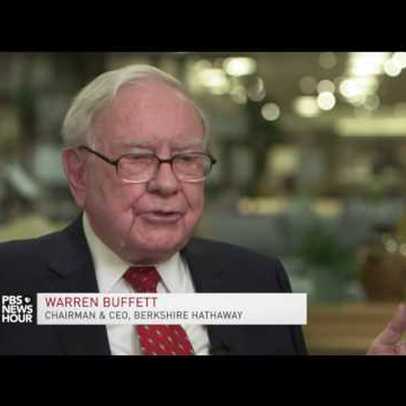 America should stand for more than just wealth, says Warren Buffett