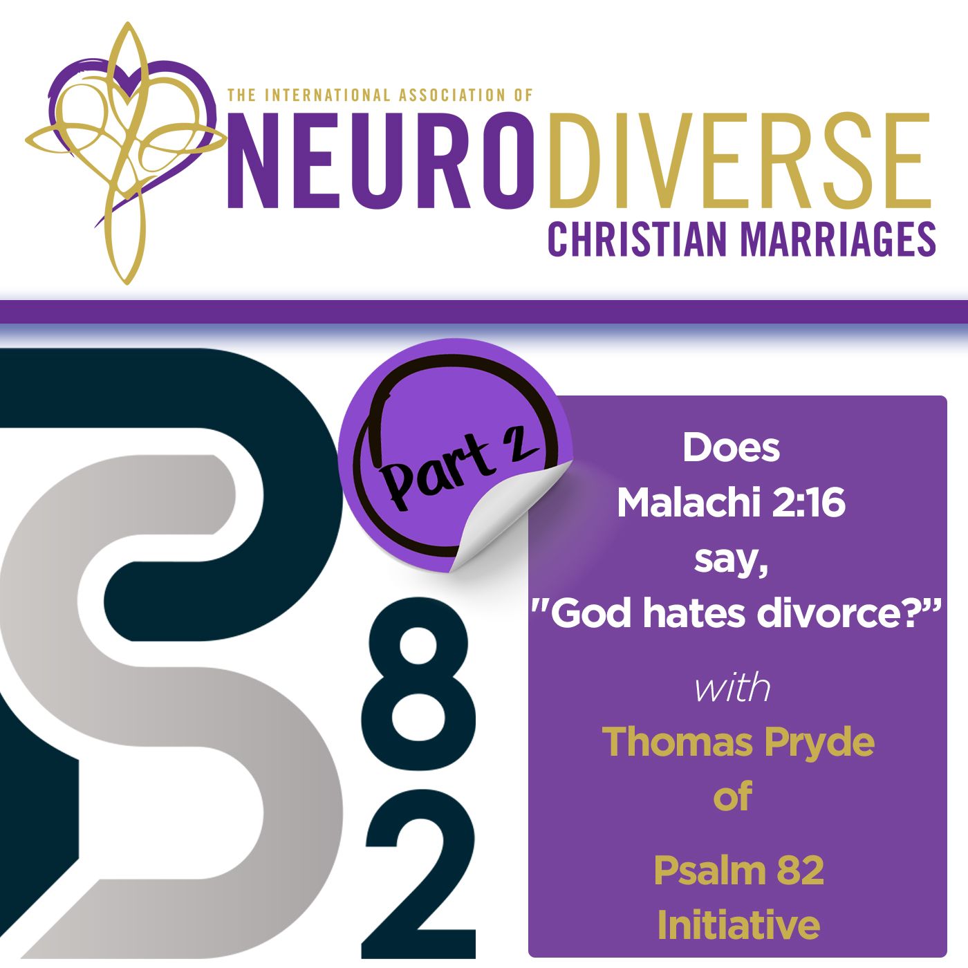 Does Malachi 2:16 say, "God hates divorce?" with Thomas Pryde Part 2 episode artwork