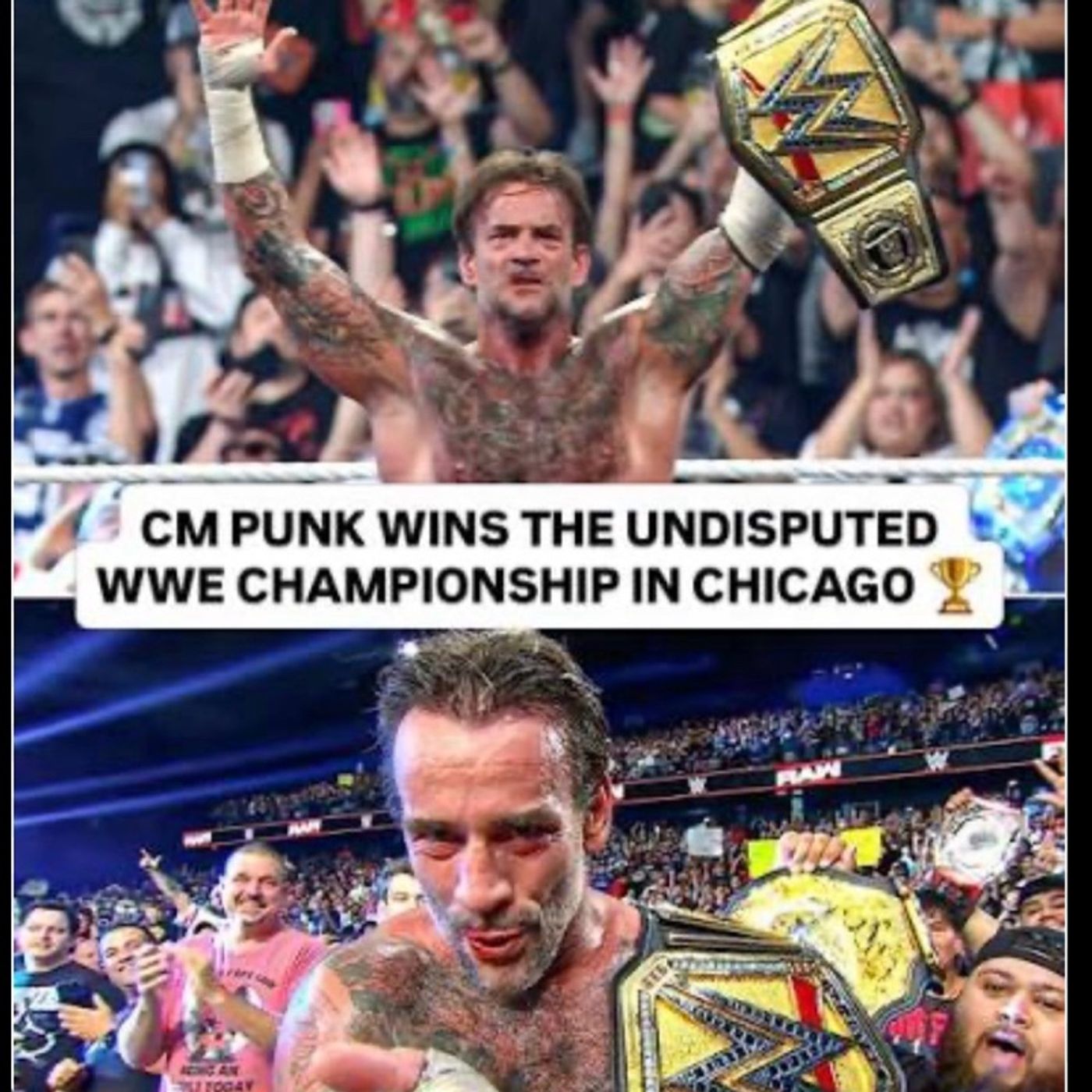The Hendu Slam:Bullwtin Edition: BREAKING NEWS: CM PUNK has defeated Sami Zayn in the main event of Raw Chicago tonight for the WWE Title!! episode artwork
