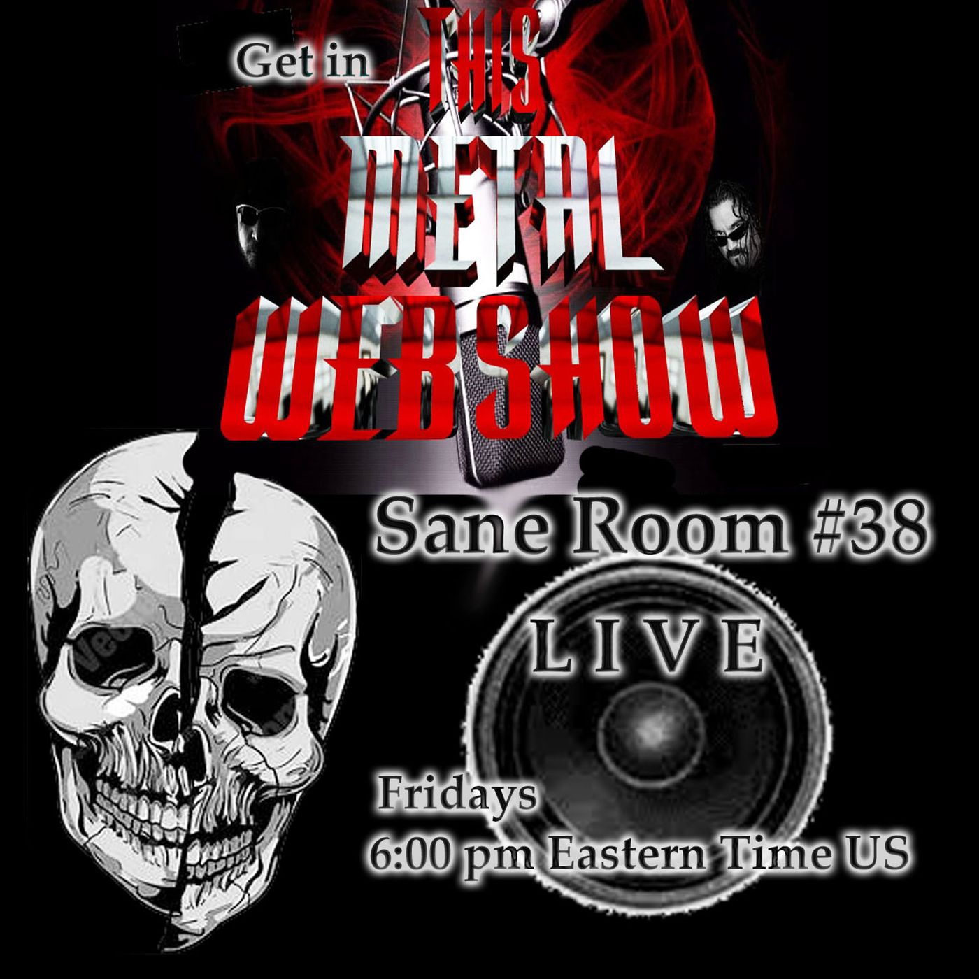 This Metal Webshow Sane Room #38  L I V E episode artwork