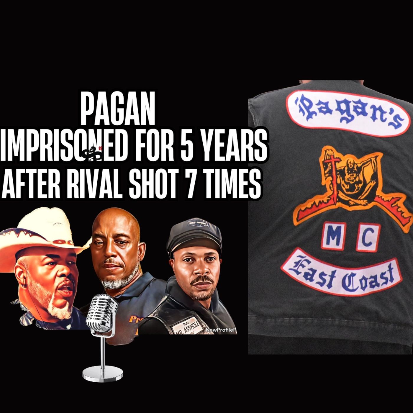 Pagan's Member Sentenced to 5 Years After Rival Shot 7 Times Roadside Assault