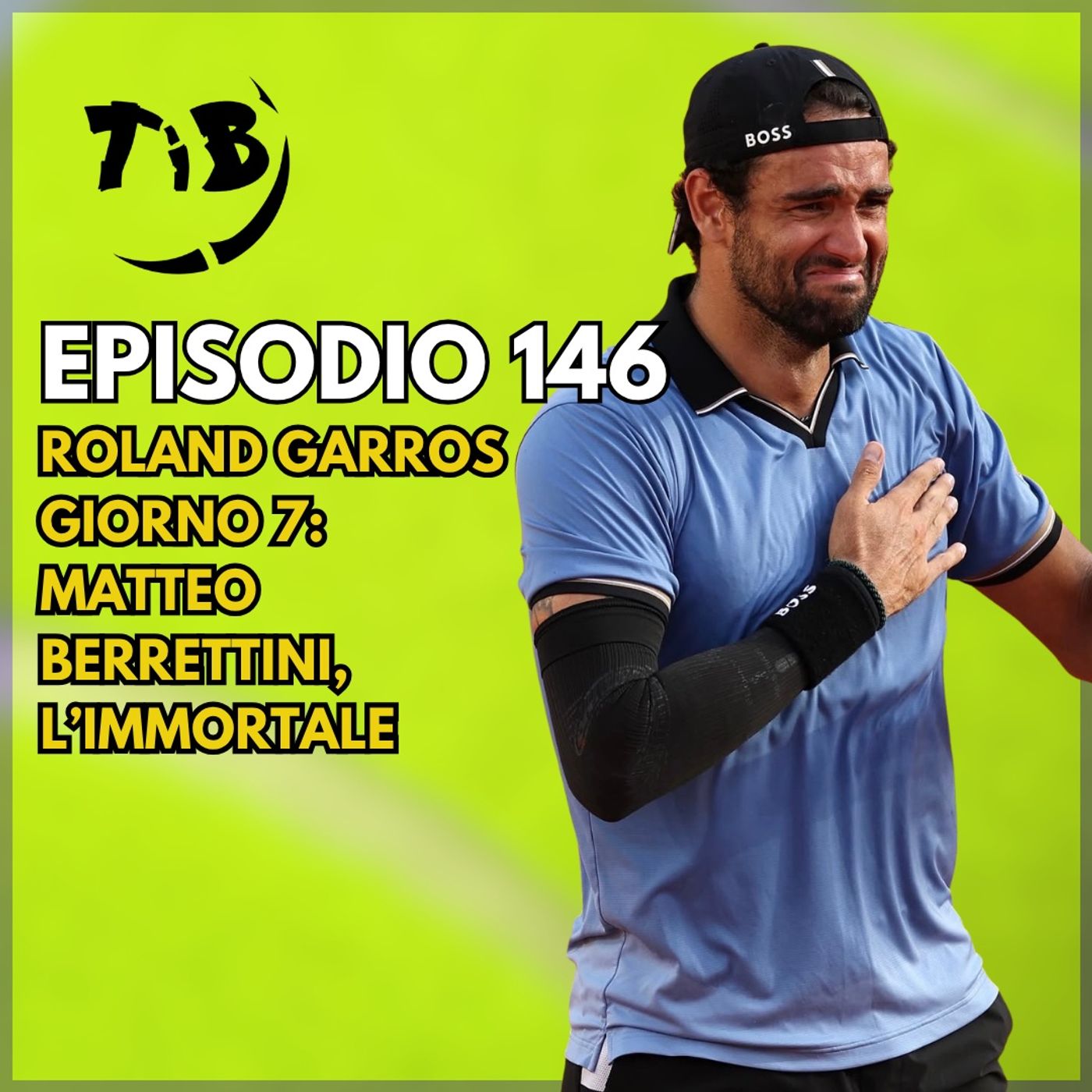 Episodio 146 -  Roland Garros giorno 7:  Matteo Berrettini, l'immortale episode artwork